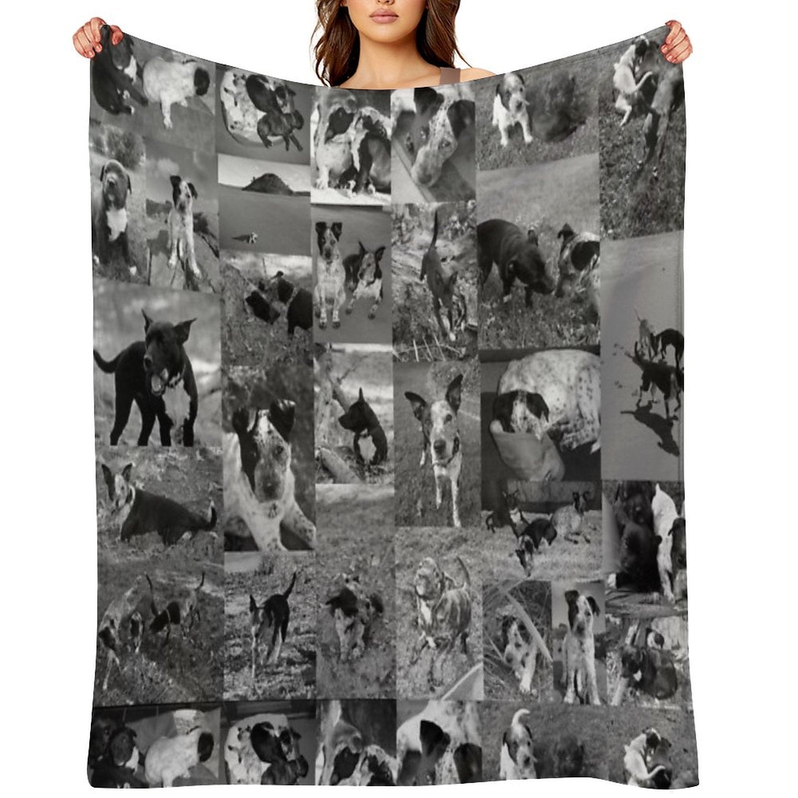 Too Many Puppies Blanket Shrink-resistant Throw Blanket