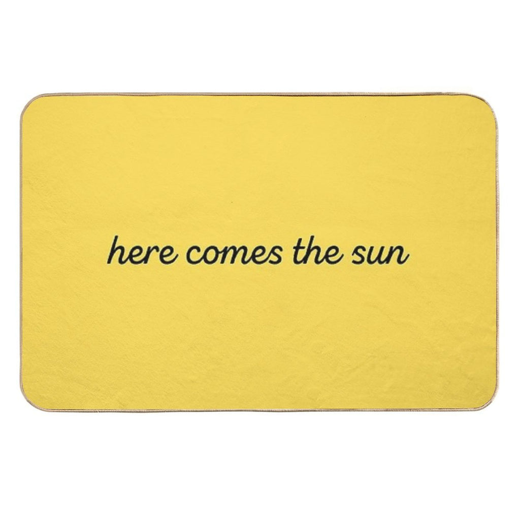 Here Comes The Sun  High-Traffic Bath Mat