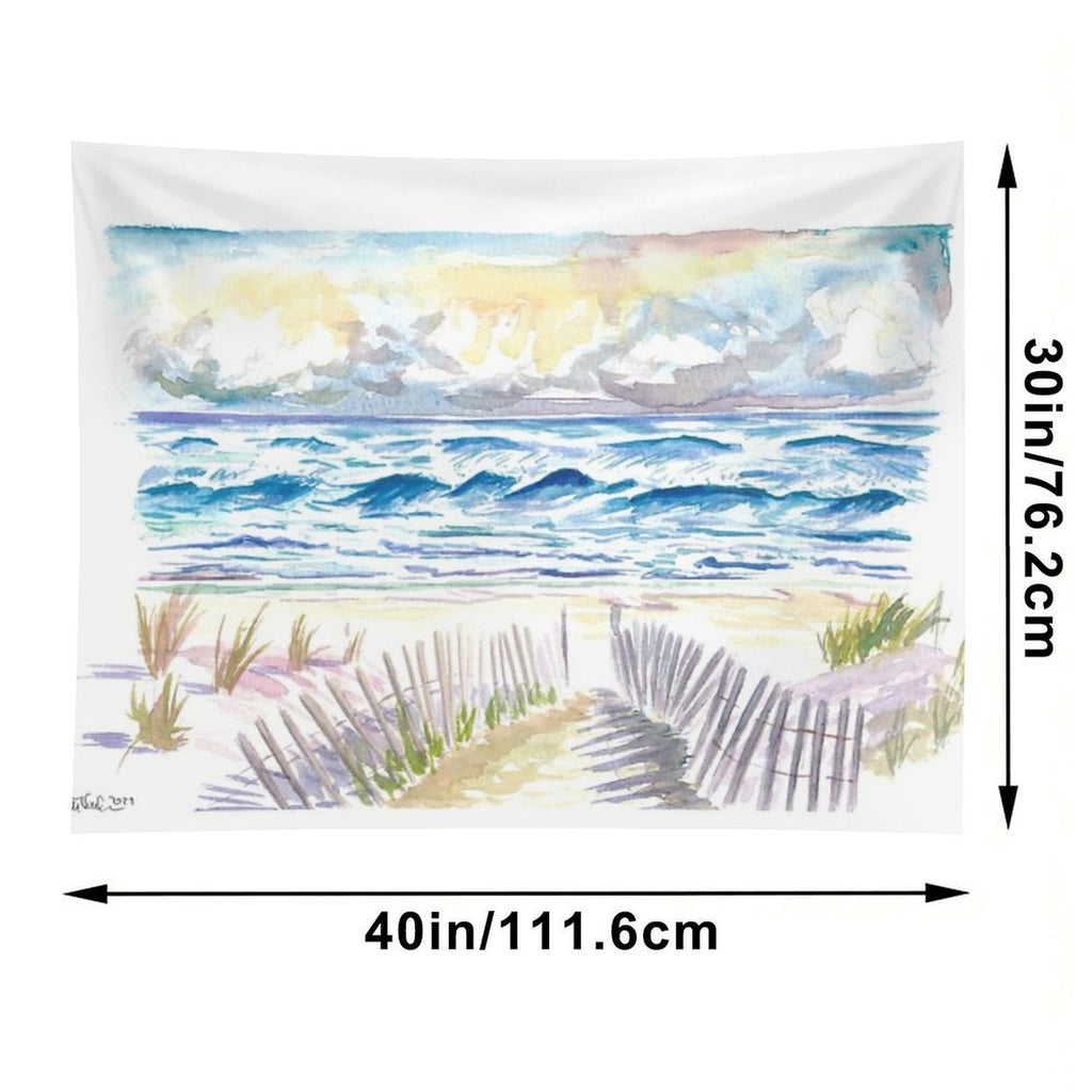 Hamptons Style in Coopers Beach And Dunes Southampton Tapestry