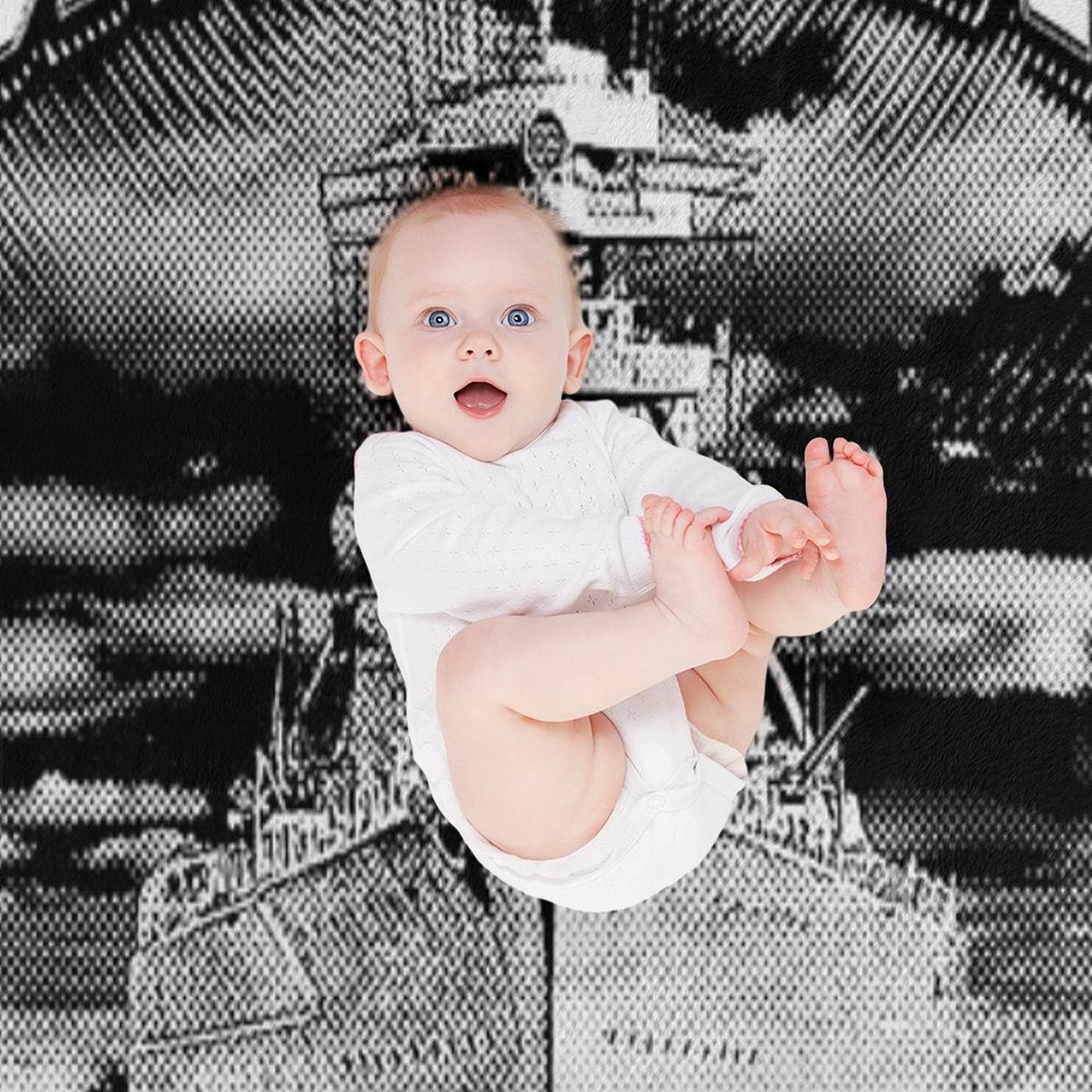 Battleship Bismarck Wrinkle-free Throw Blanket
