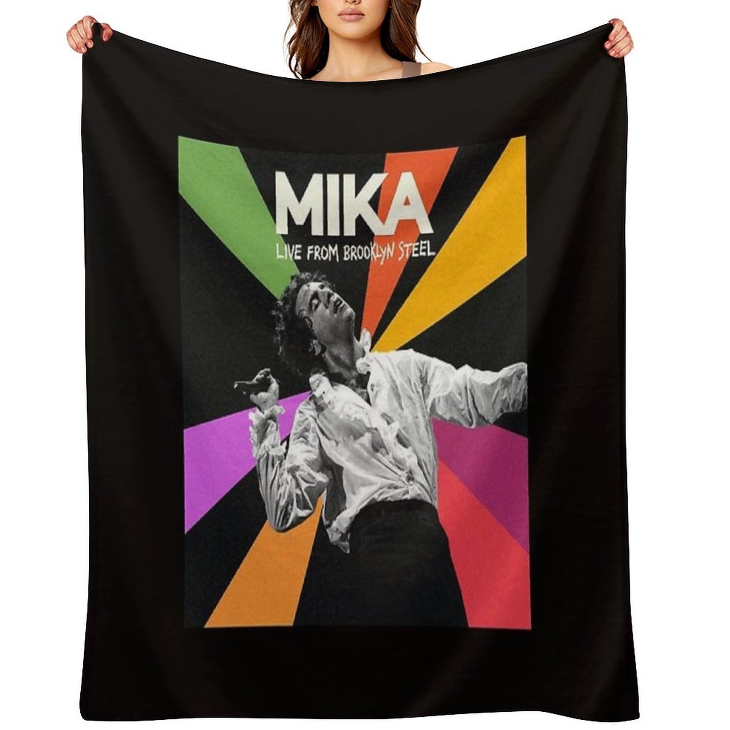 Mika Live from Brooklyn Steel Easy Care Throw Blanket