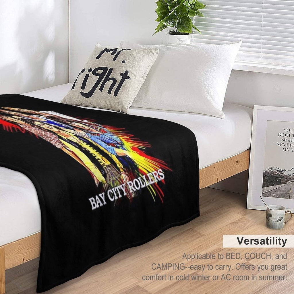 Bay City Rollers Merchandise Shrink-resistant Throw Blanket