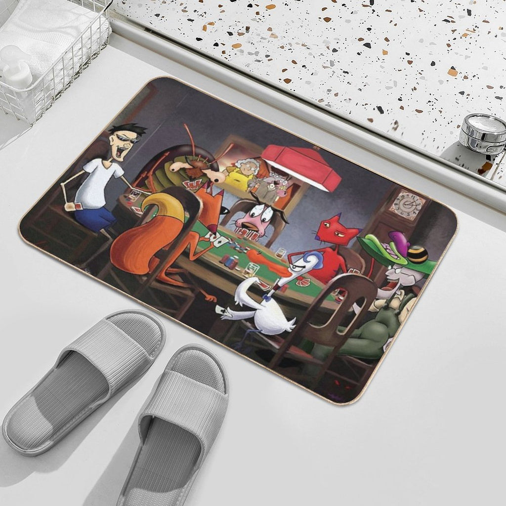 Stupid Dog  Repositionable Bath Mat