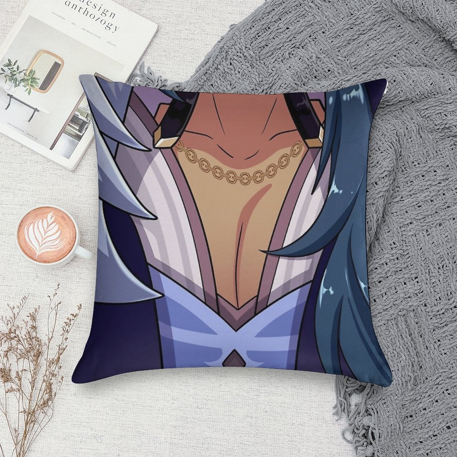 Kaeya Tiddies Soft Decorative Cover Throw Pillow