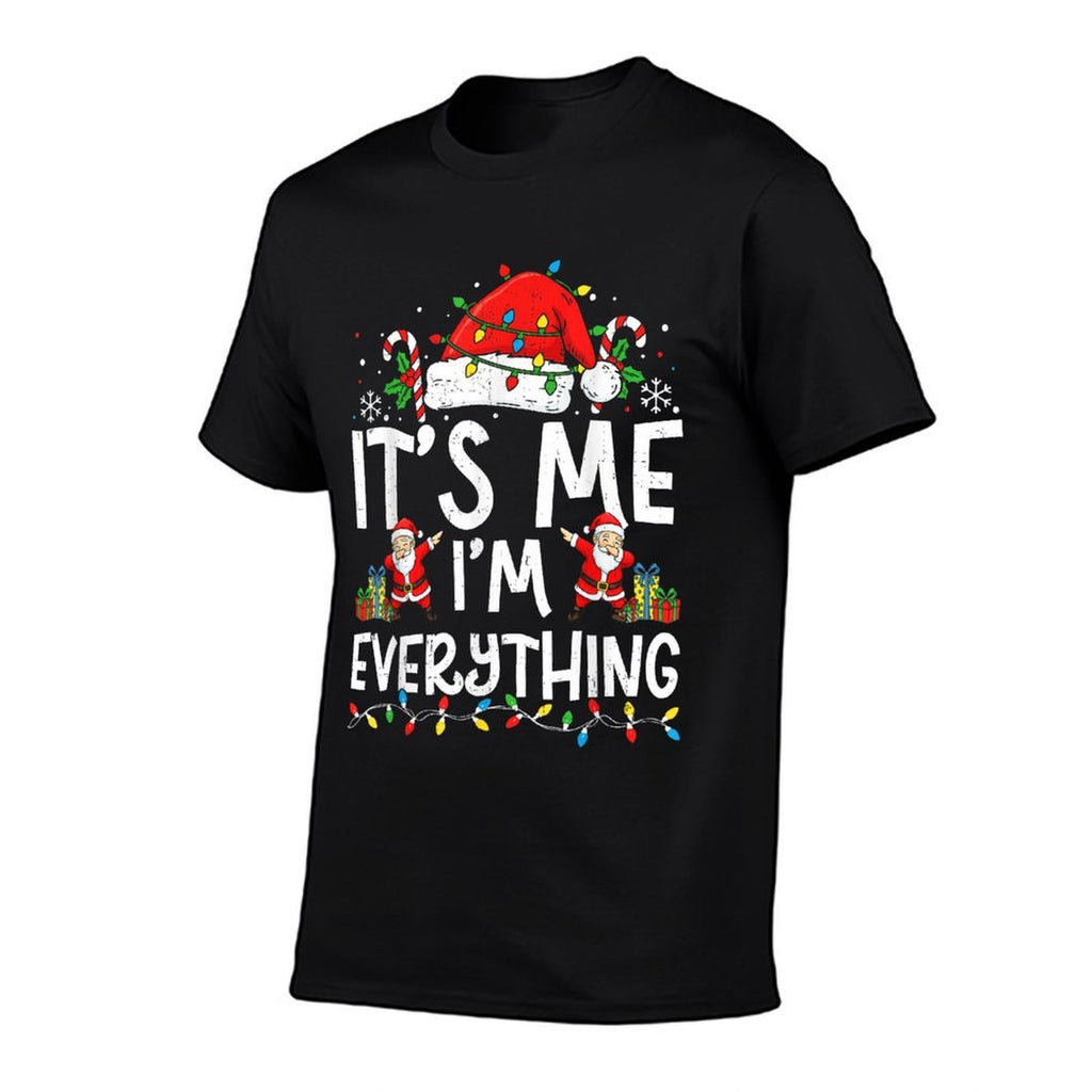 Couple Matching Funny Christmas It’s Me I’m Everything  Trendy Pattern T-Shirt