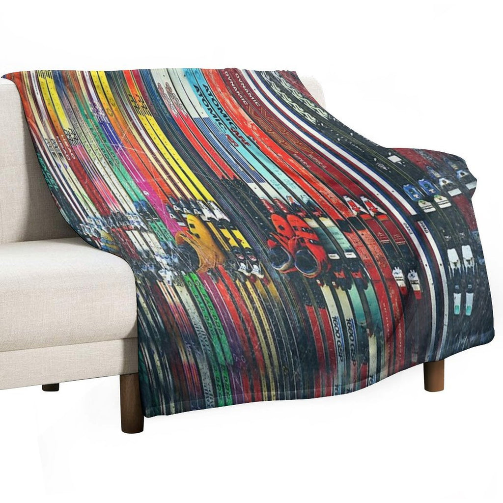 Ski Sun Valley Comfort Throw Blanket