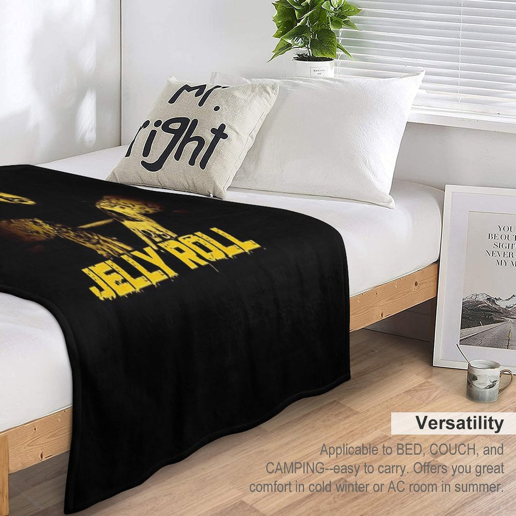 Jelly Roll Eco-conscious Throw Blanket