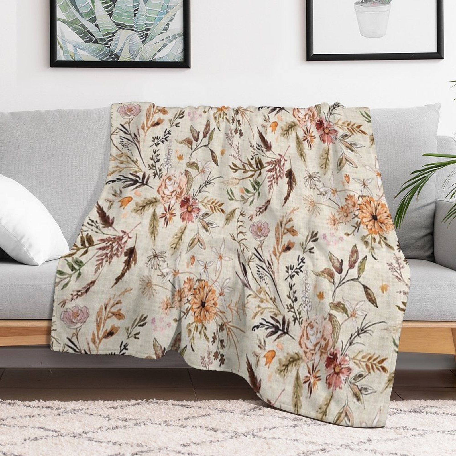 Delilah (autumn) Lightweight Throw Blanket