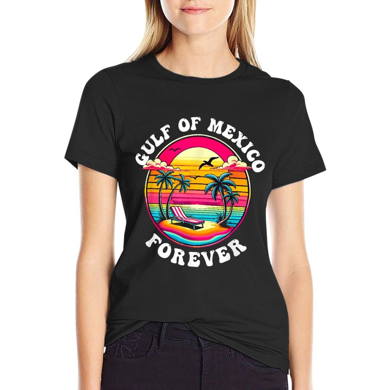 Gulf of Mexico Forever Mexican Souvenir Mexican Gulf  Relaxed-fit T-Shirt