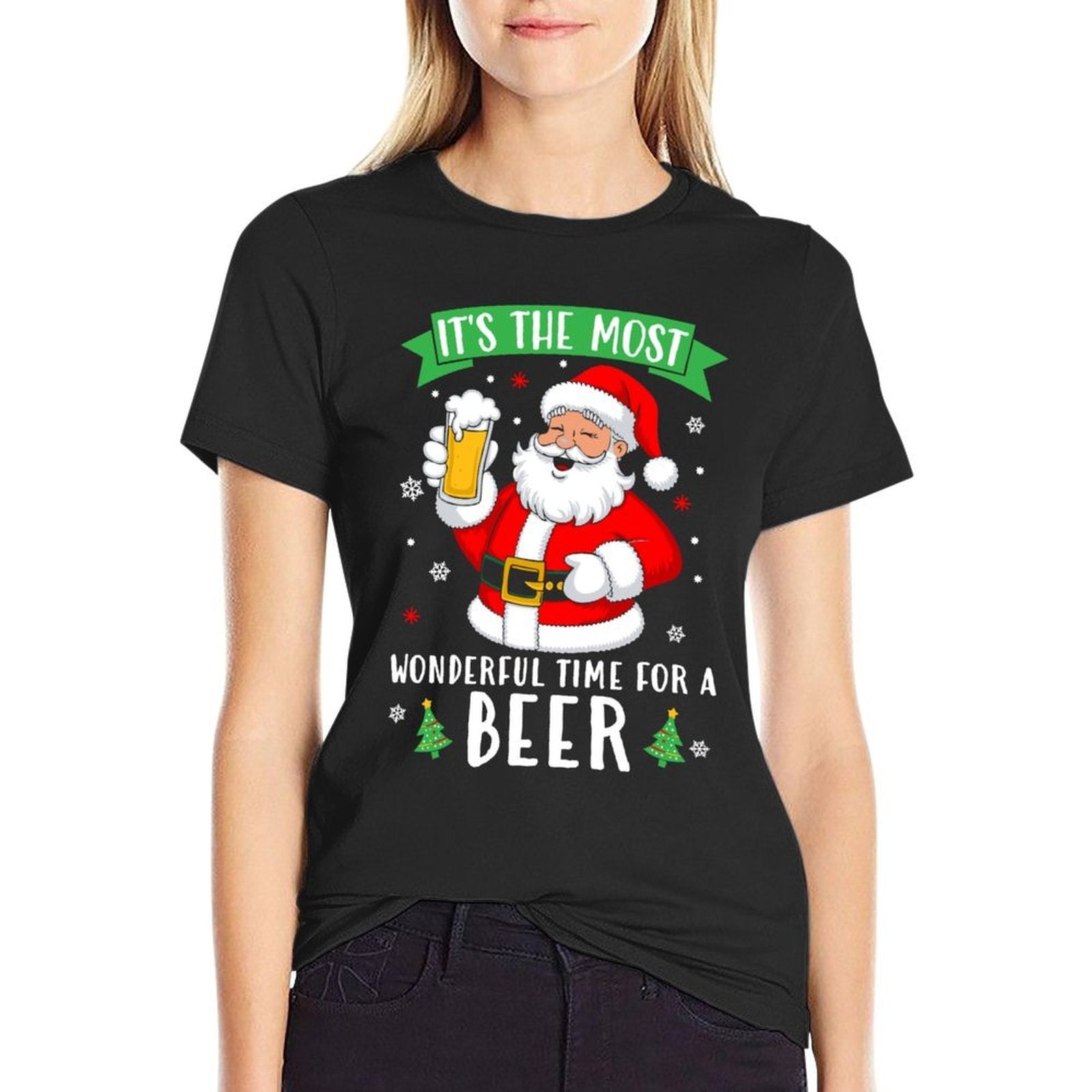 Its The Most Wonderful Time For A Beer Christmas Beer  Stretchy T-Shirt