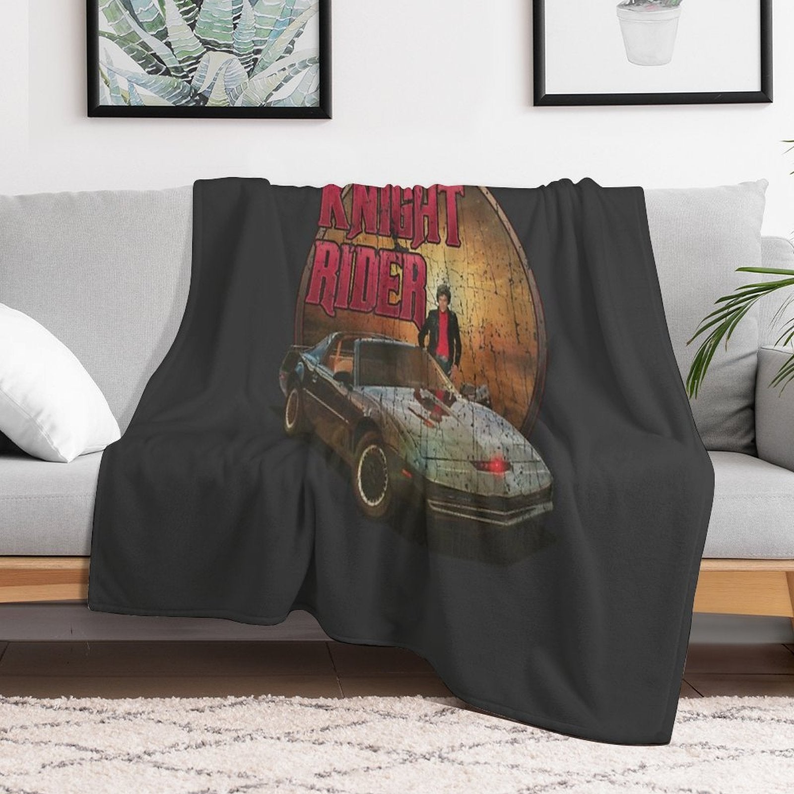 Knight Rider 1982 Premium Throw Blanket