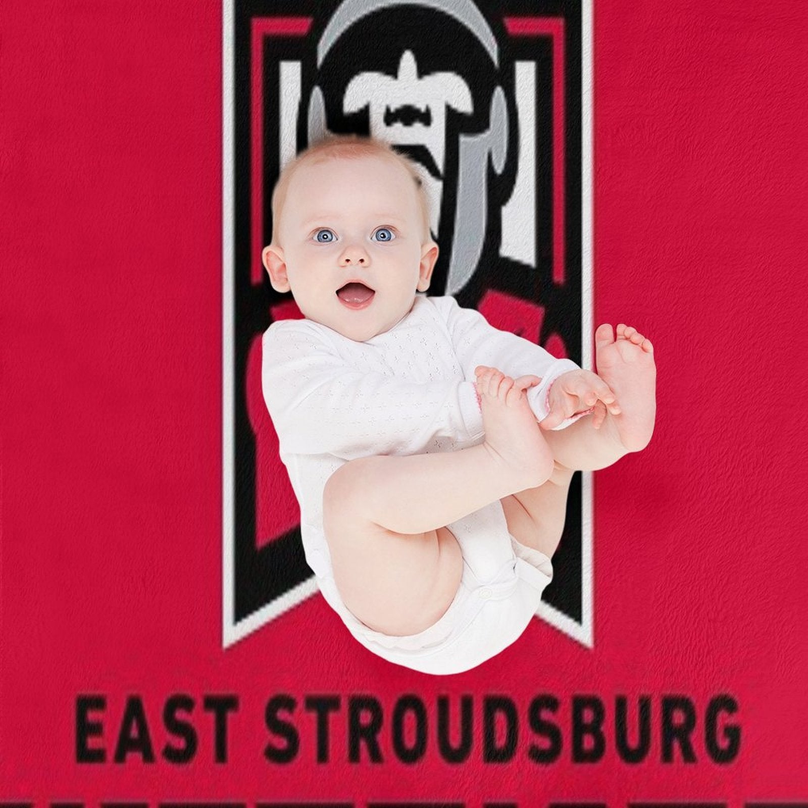 New East Stroudsburg-Warriors Versatility Throw Blanket