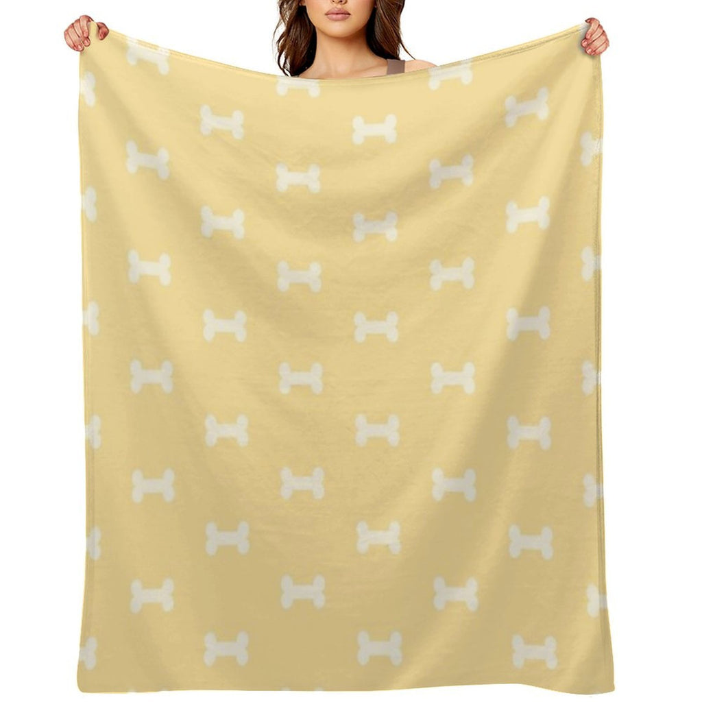Blue Dog Bed Blanket Plush Throw Blanket
