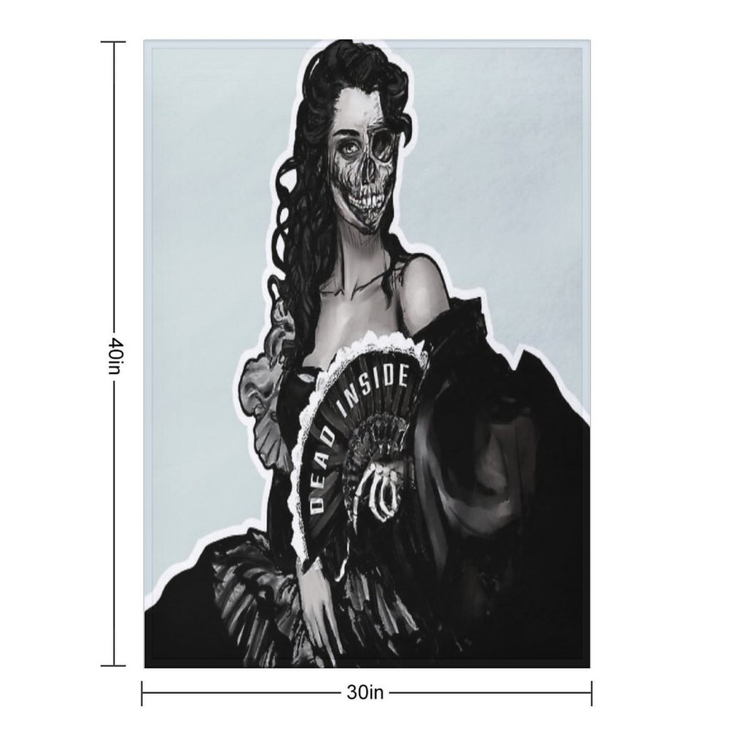 Dead Inside All-season Throw Blanket
