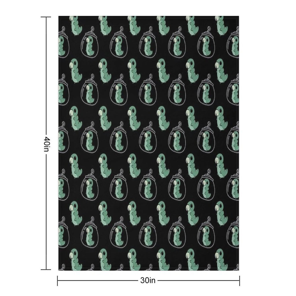 Hollow Knight Grub Pattern Wrinkle-free Throw Blanket