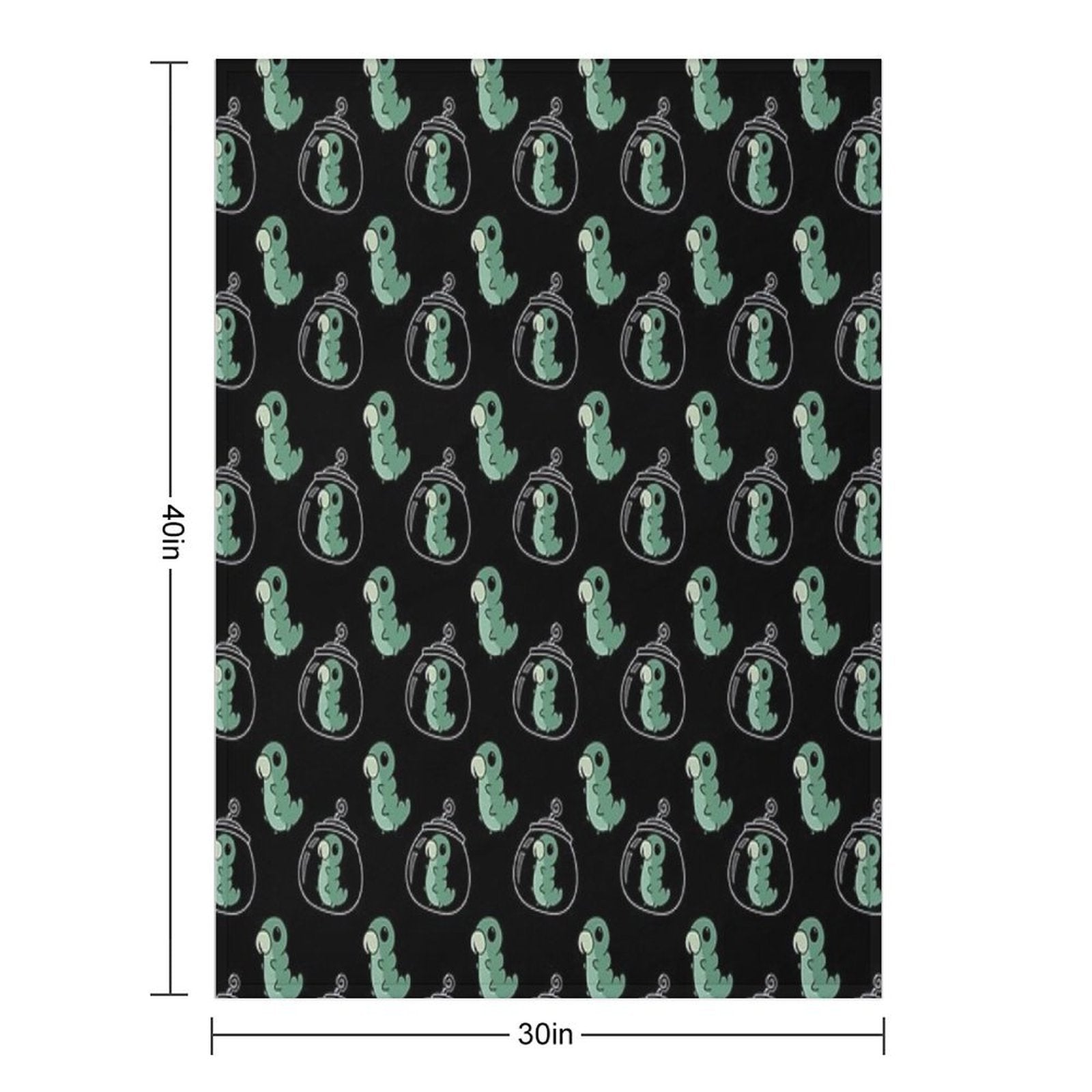 Hollow Knight Grub Pattern Wrinkle-free Throw Blanket