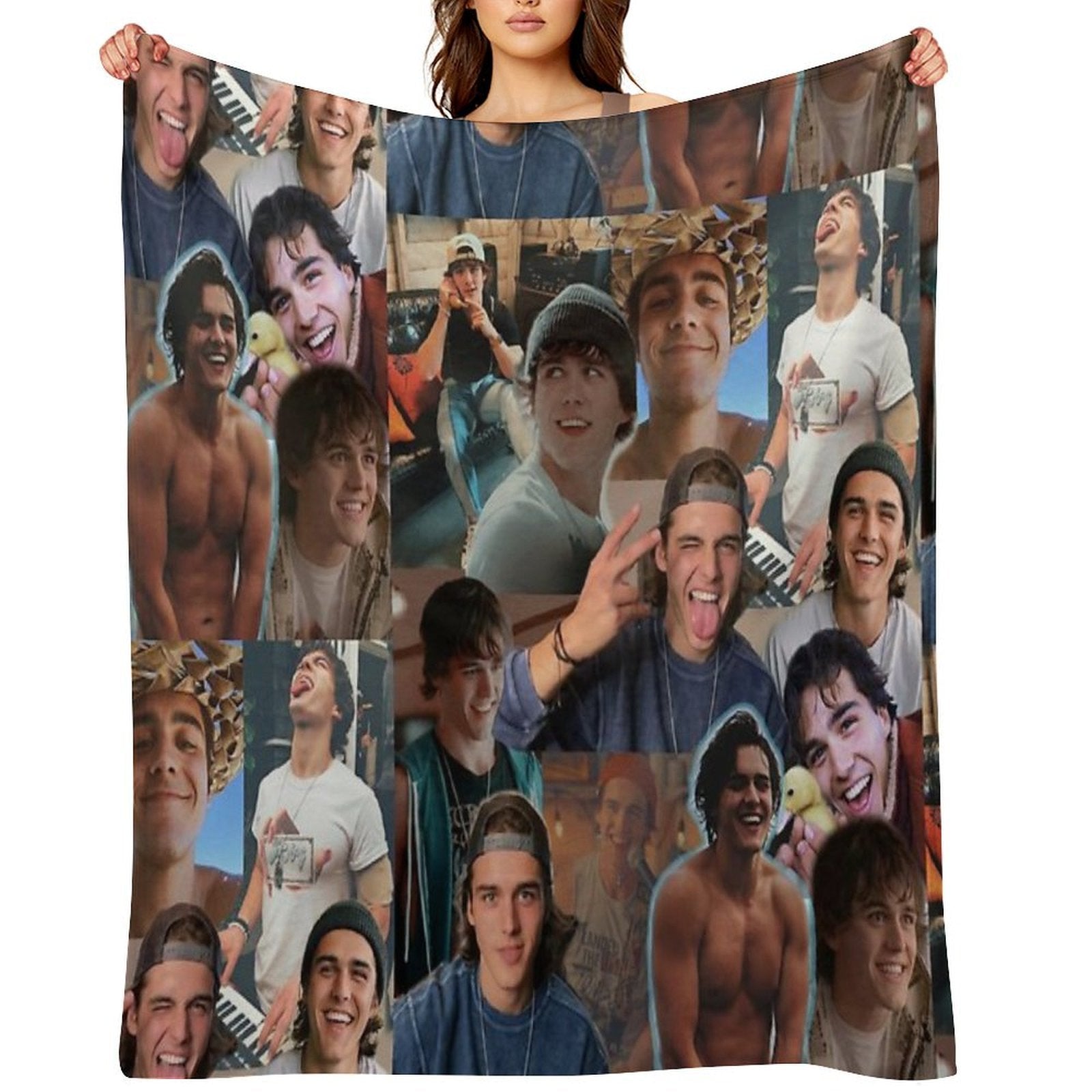 Charlie Gillespie Collage Comfort Throw Blanket