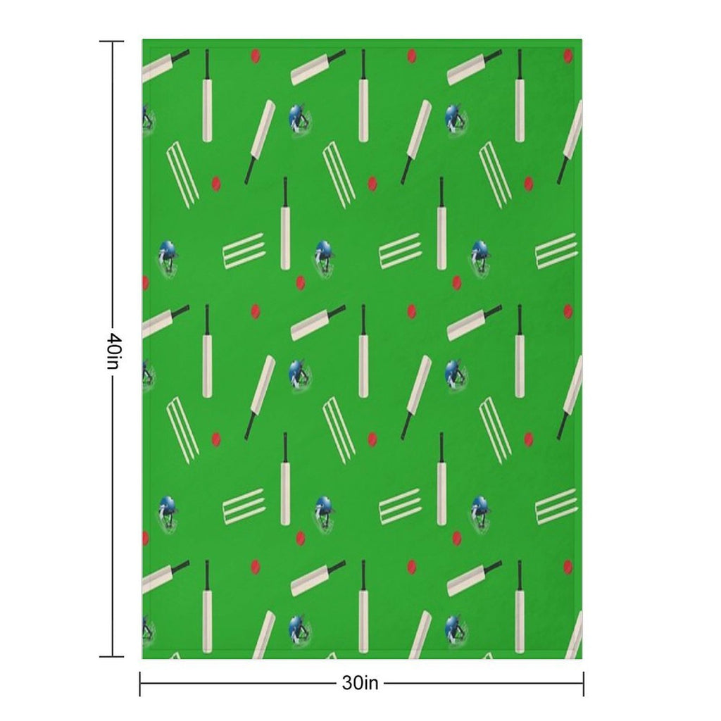 Cricket Pattern Shrink-resistant Throw Blanket