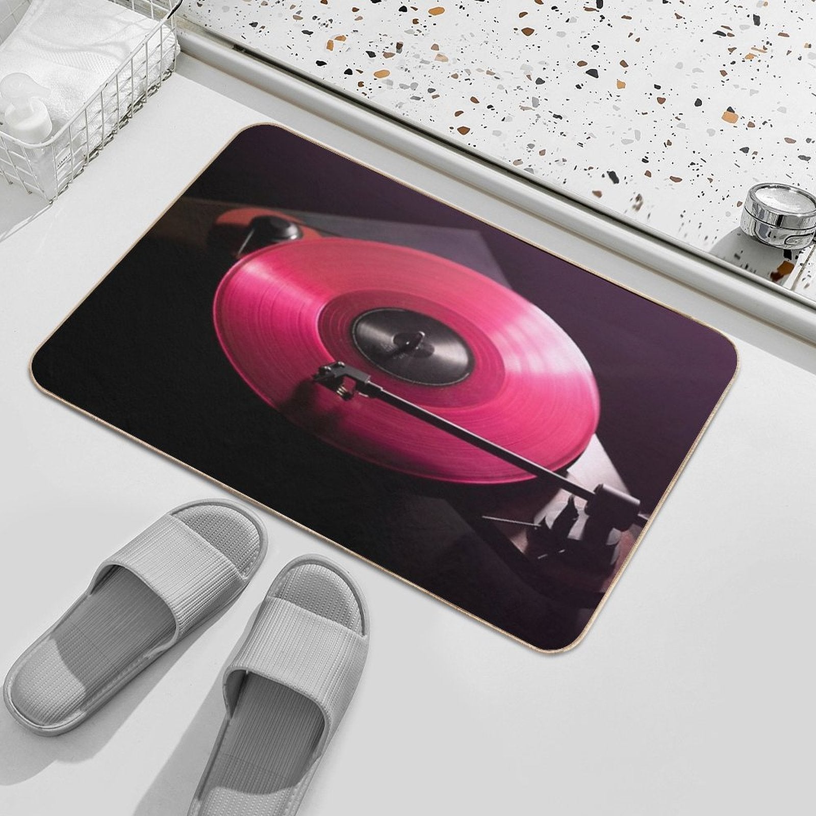 Turntable  Slip-Resistant Bath Mat