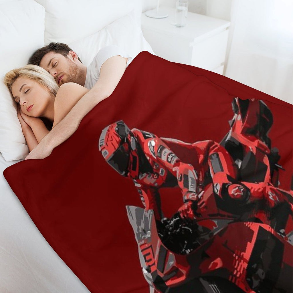 MotoGP Marc Marquez 93 Versatility Throw Blanket