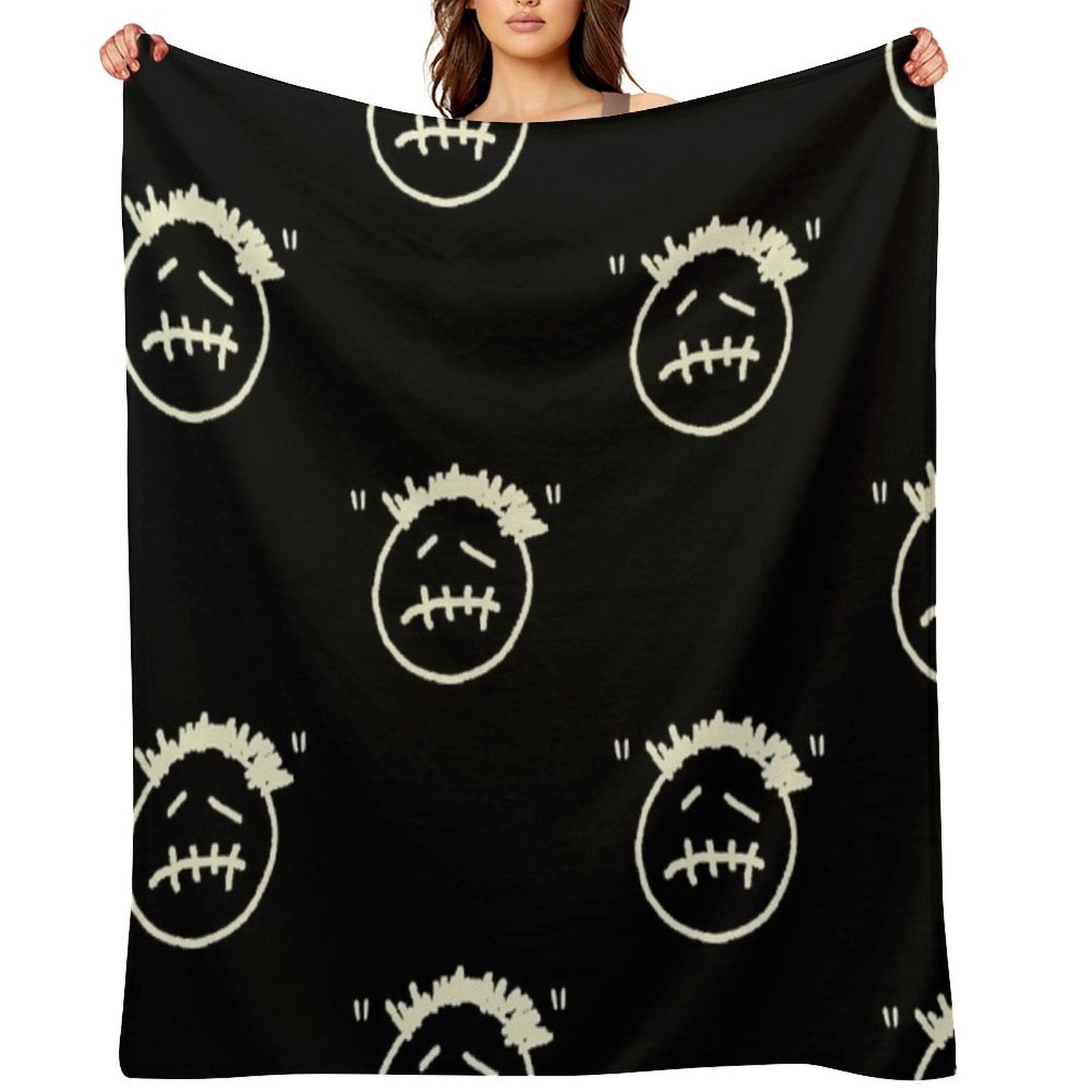 Cactus Jack Logo Sustainable Throw Blanket