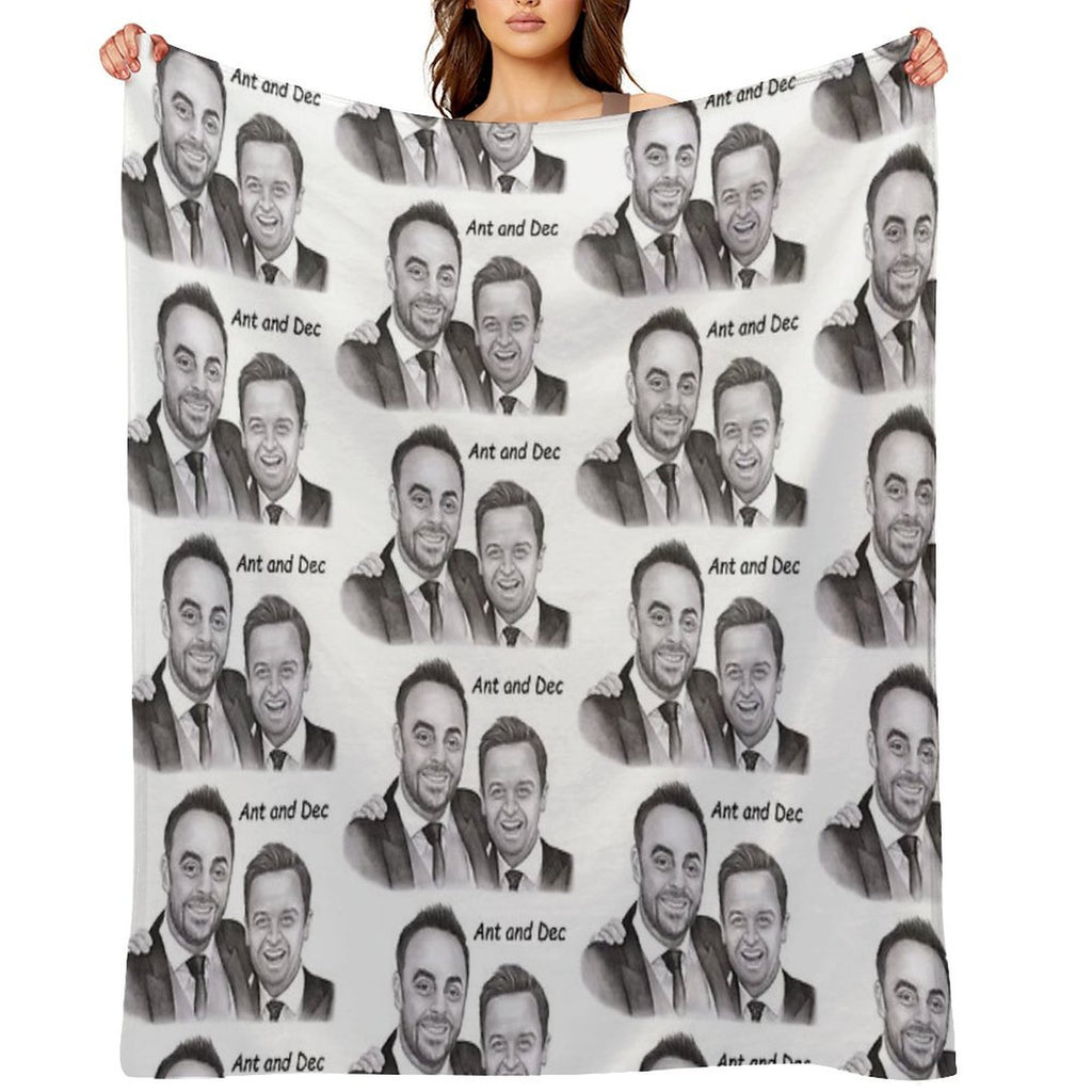 Ant And Dec Lightweight Throw Blanket