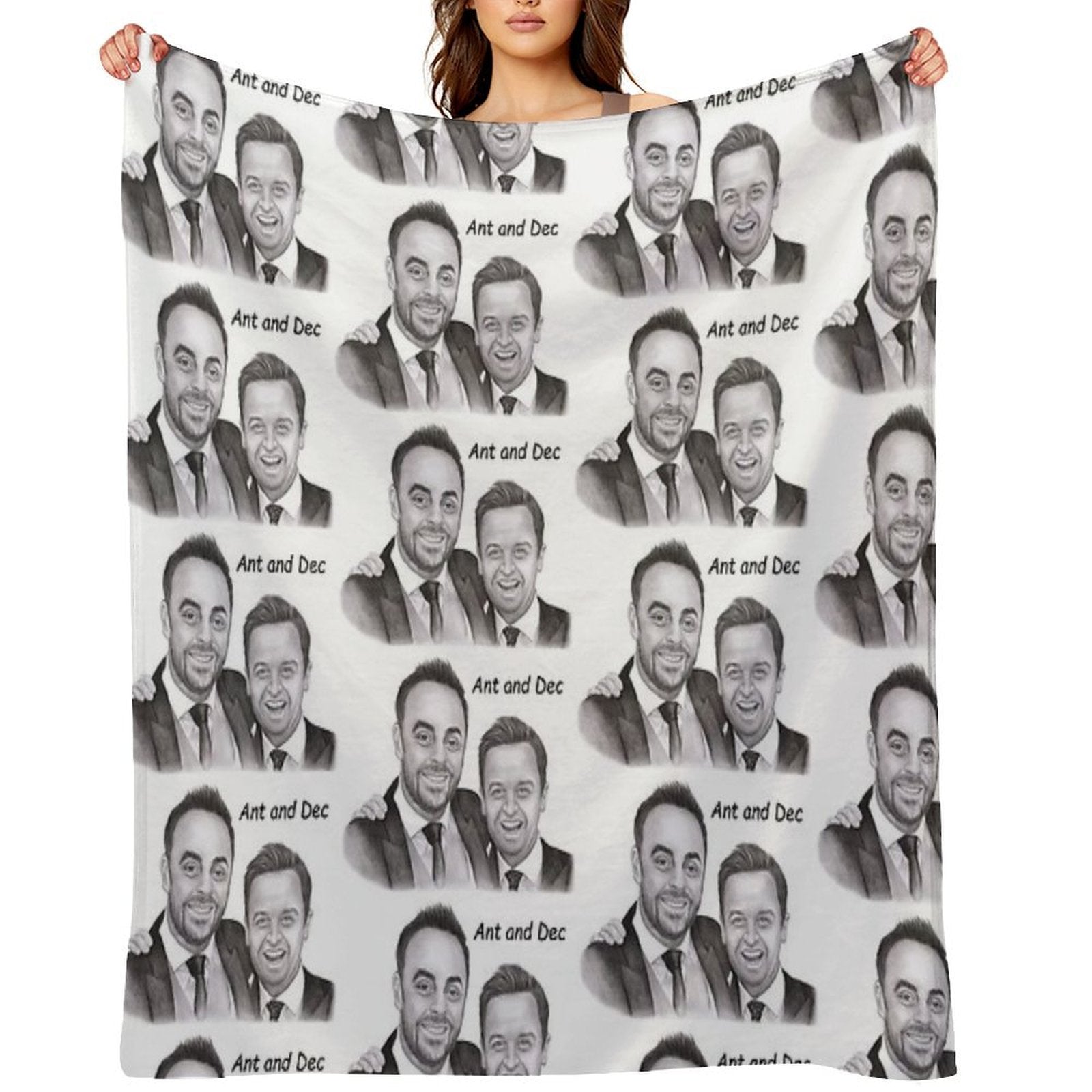 Ant And Dec Lightweight Throw Blanket