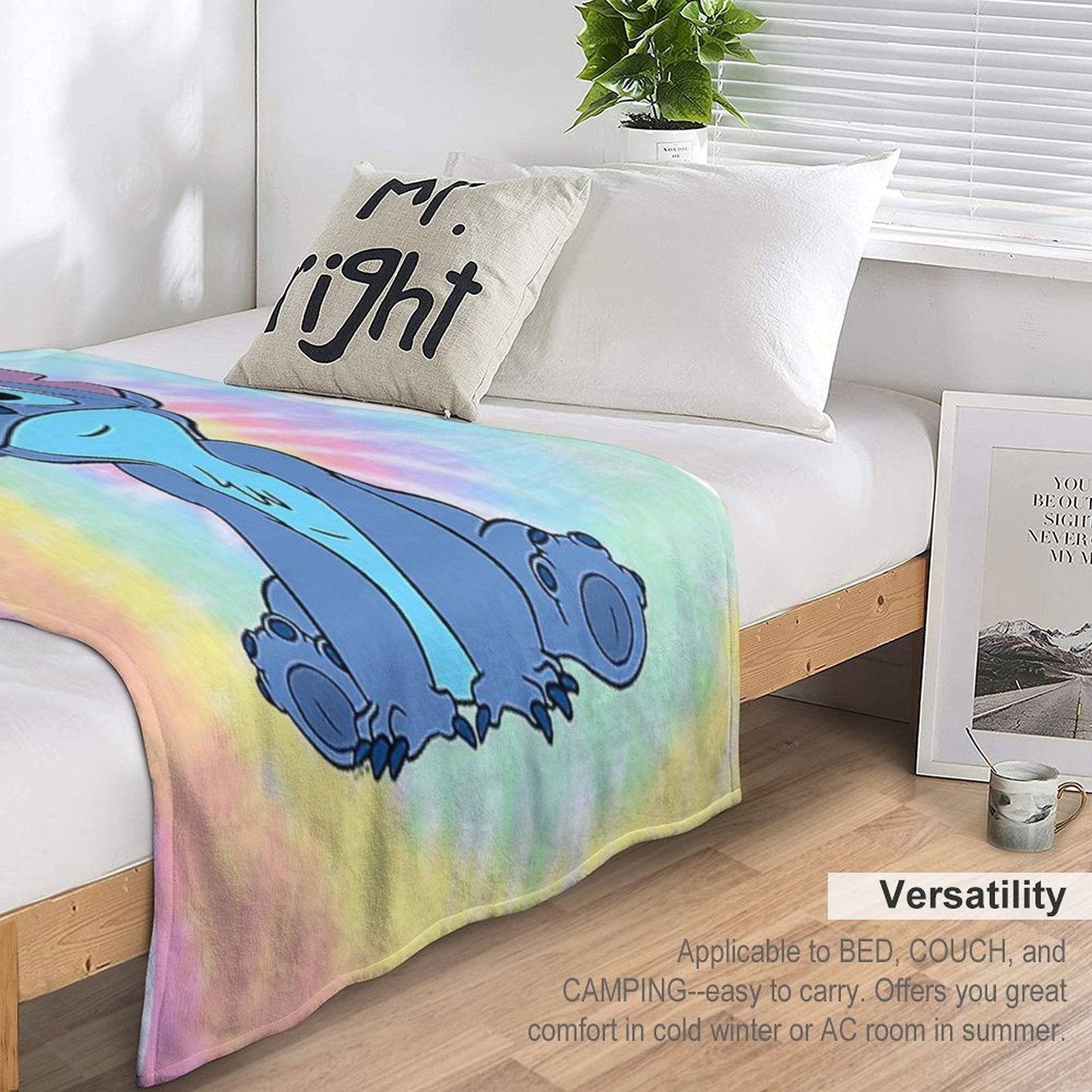 Colorfull Stitch Velvety-soft Throw Blanket