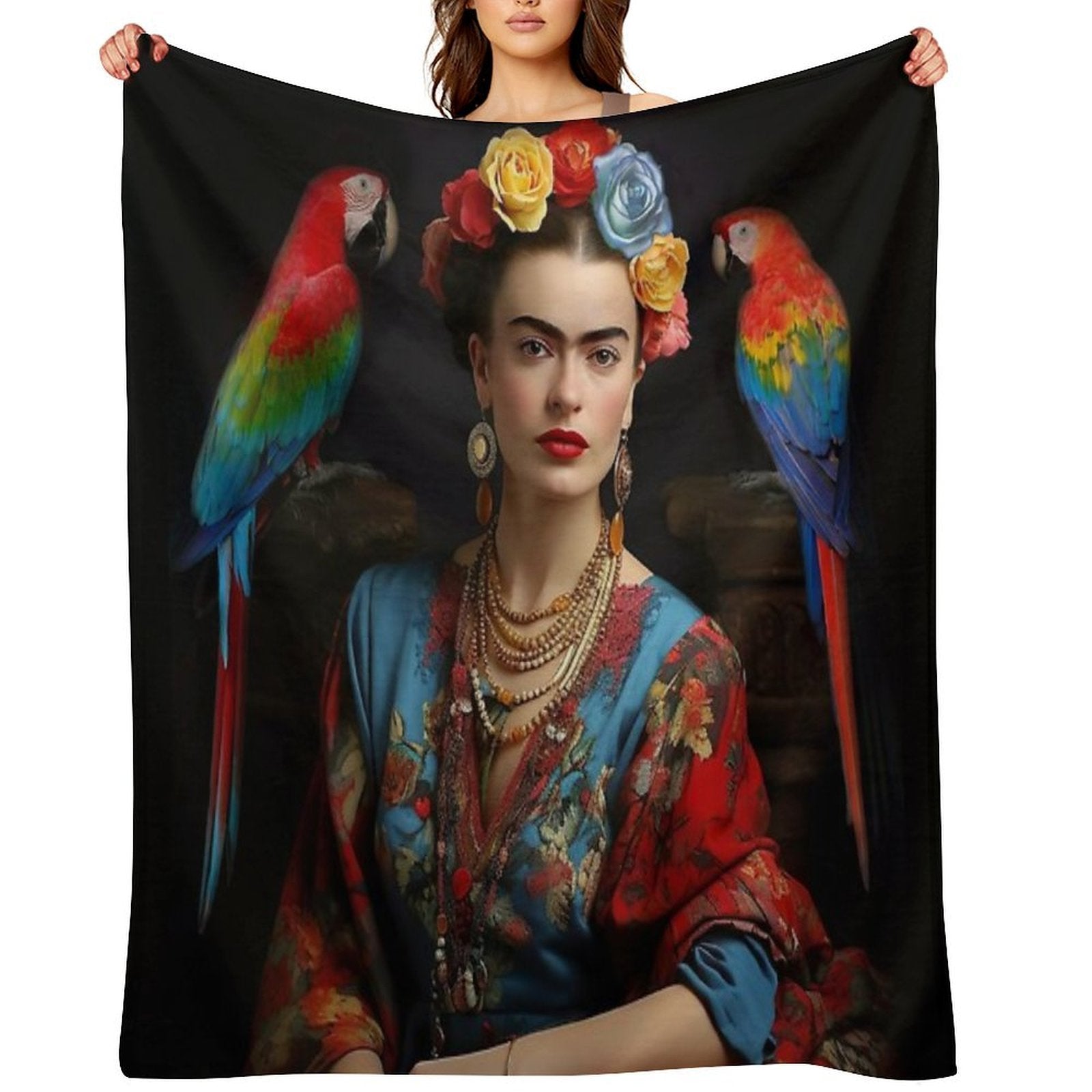 Frida Kahlo 9 Multi-functional Throw Blanket