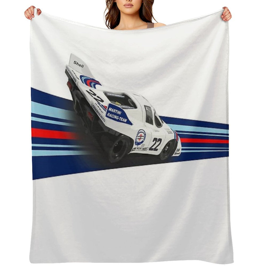 Porsch 917 Martini Racing 1971 Multi-functional Throw Blanket