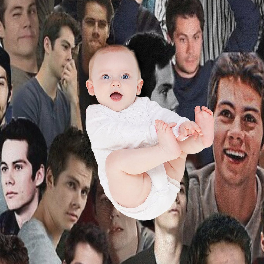 Dylan O'brien Collage Wrinkle-free Throw Blanket