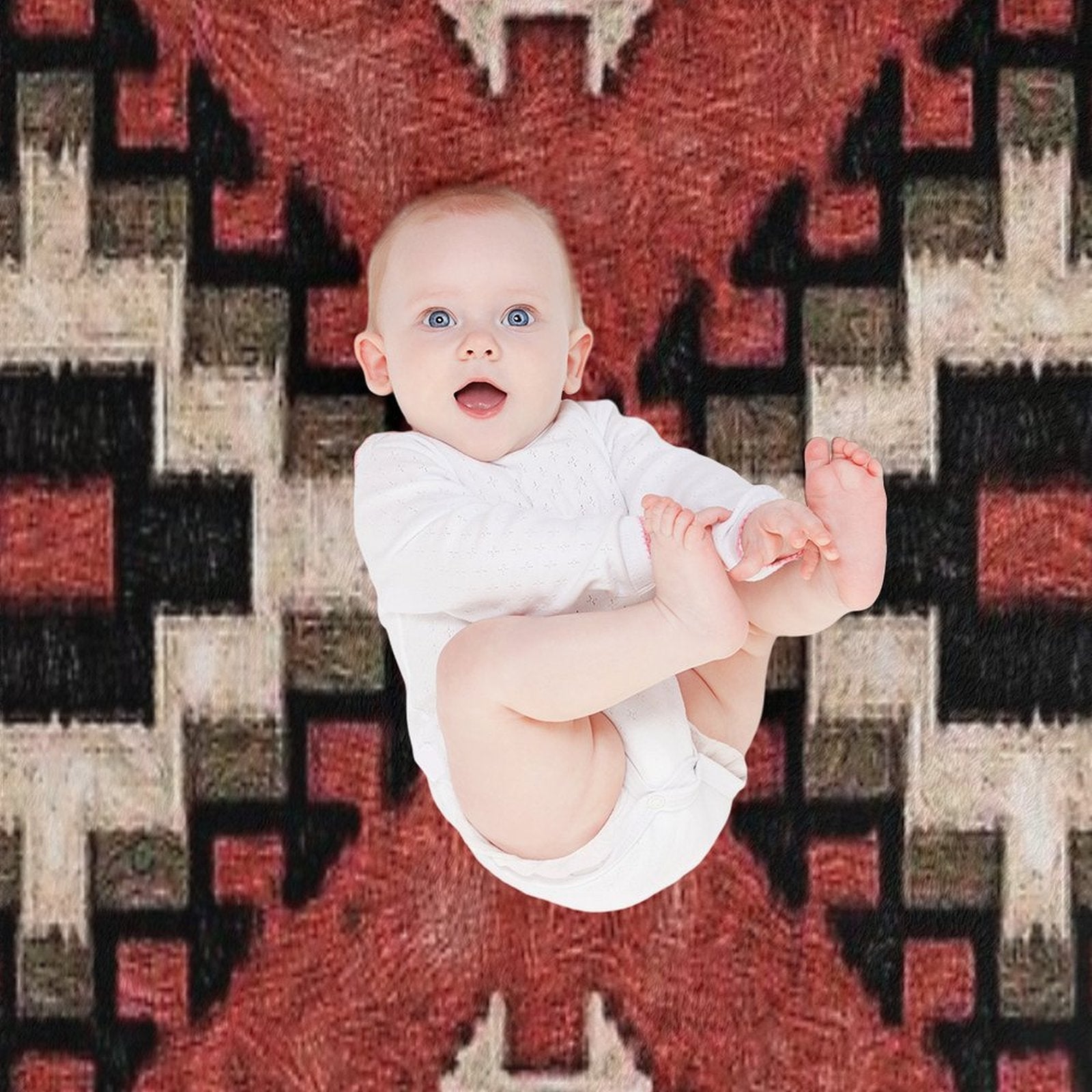 Tribal Pattern 3 Versatility Throw Blanket