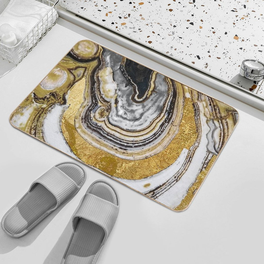 Stone Prose Geode Gold  Multi-Purpose Bath Mat