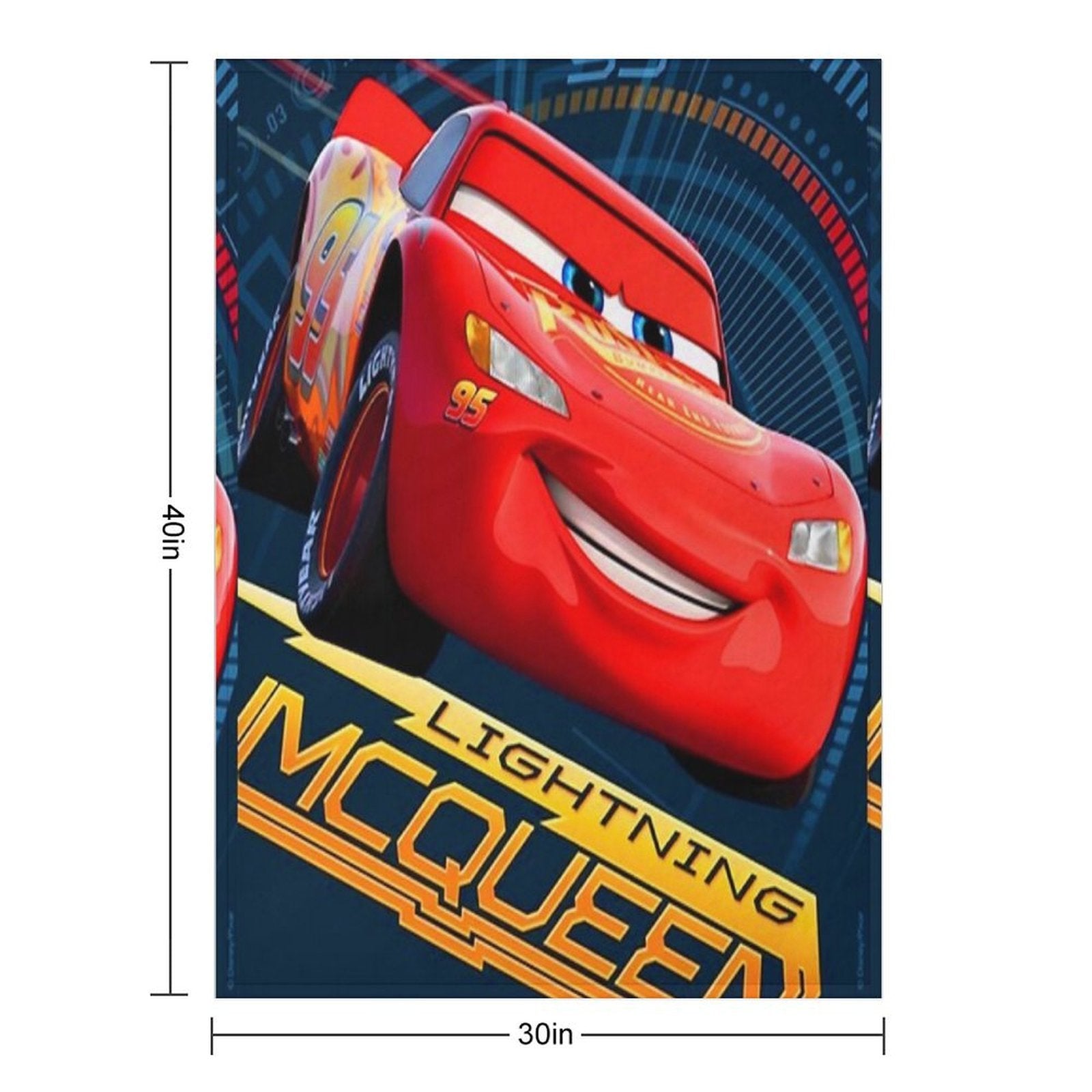 Lets Go Gaz in Car Machine-washable Throw Blanket