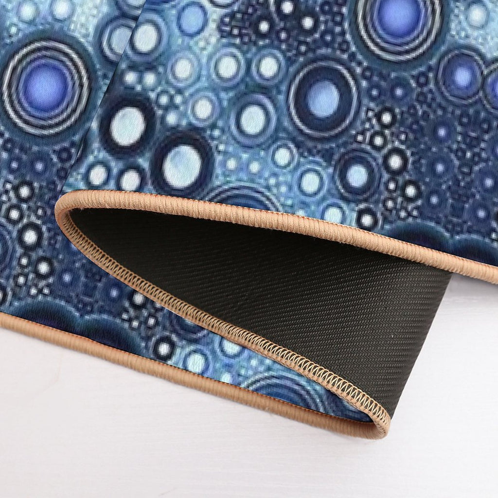 Jewels of Blues  Anti-Trip Bath Mat