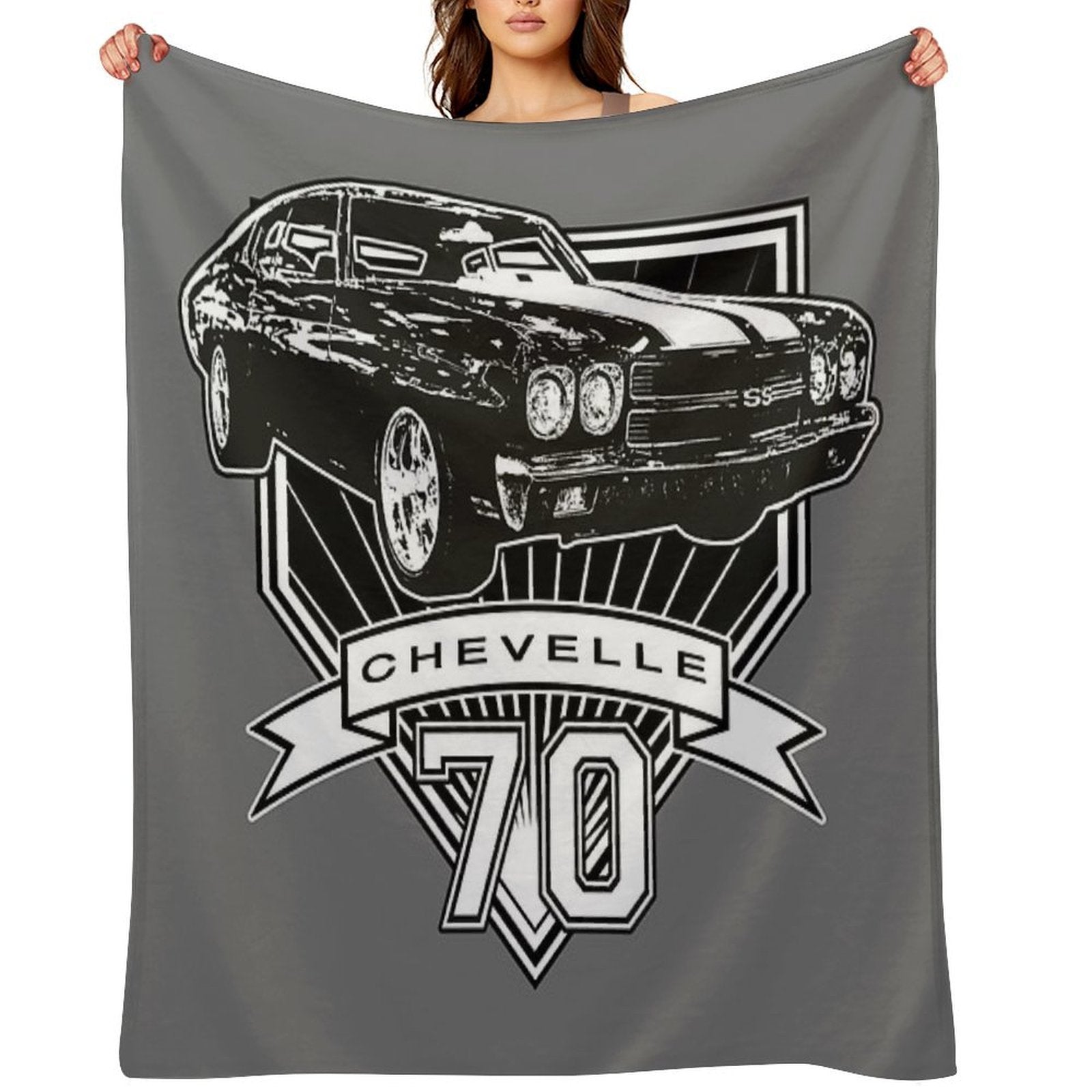 70 Chevelle Premium Throw Blanket