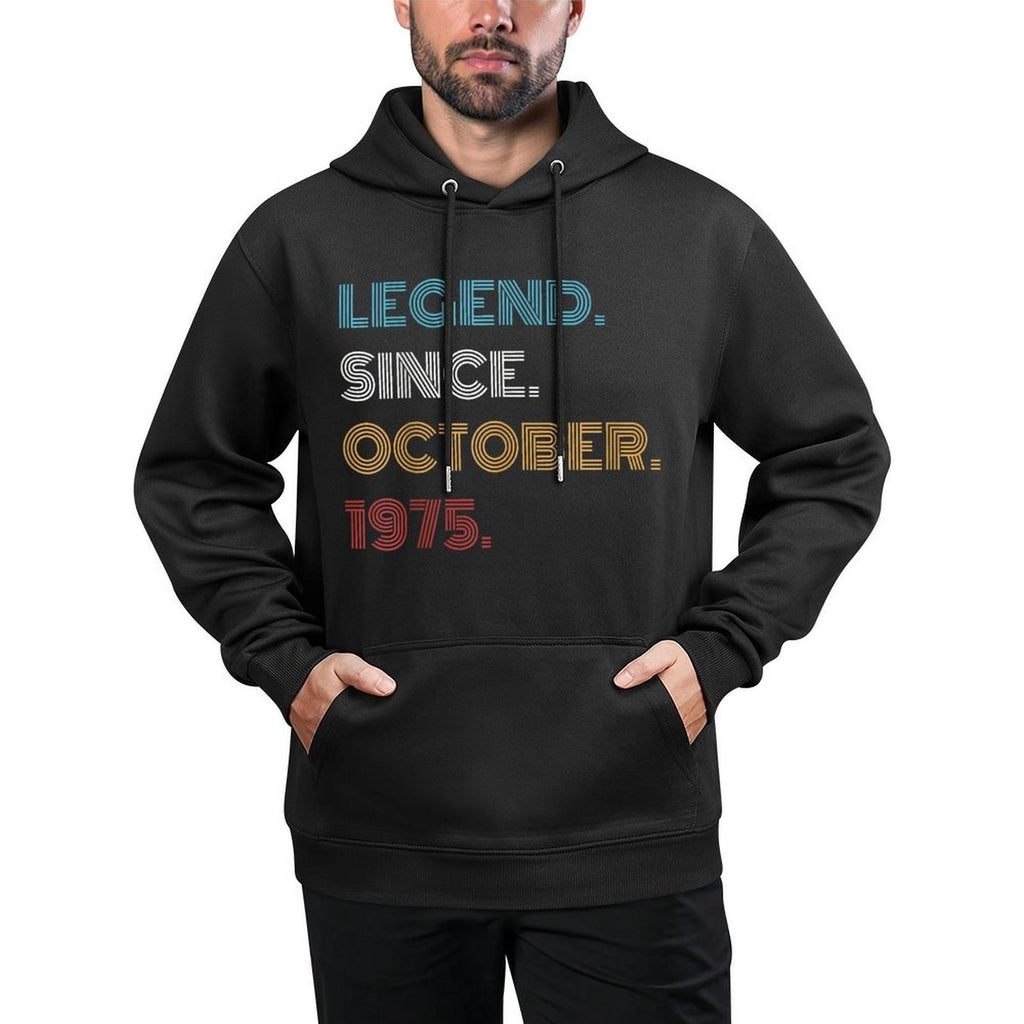50 Years Old Legend Since October 1975 50th Birthday Unisex Design Hoodie