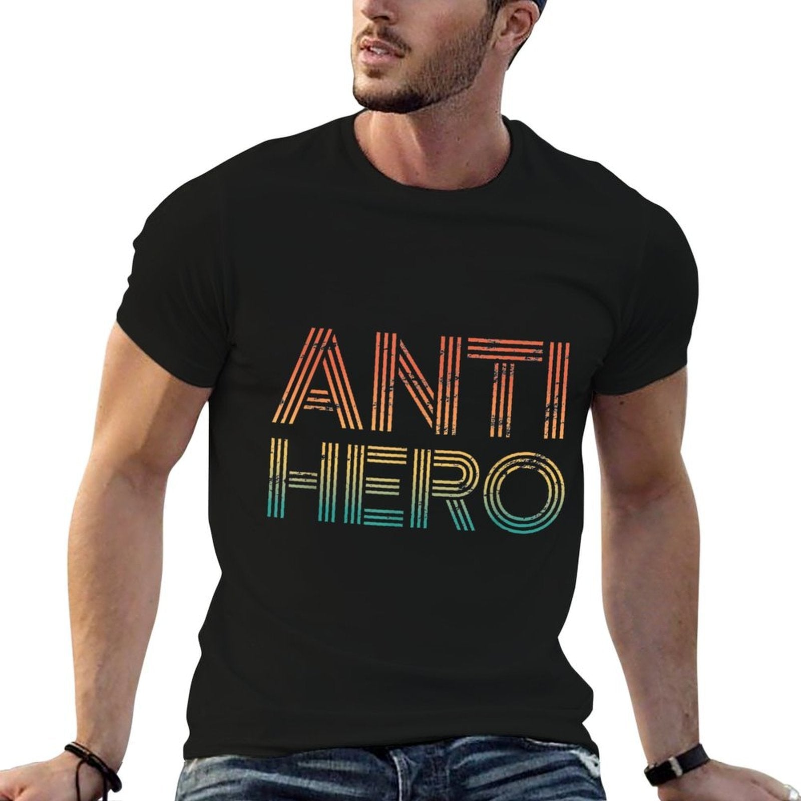 Retro Anti Hero - Vintage TV Movie Lover Comfortable T-Shirt