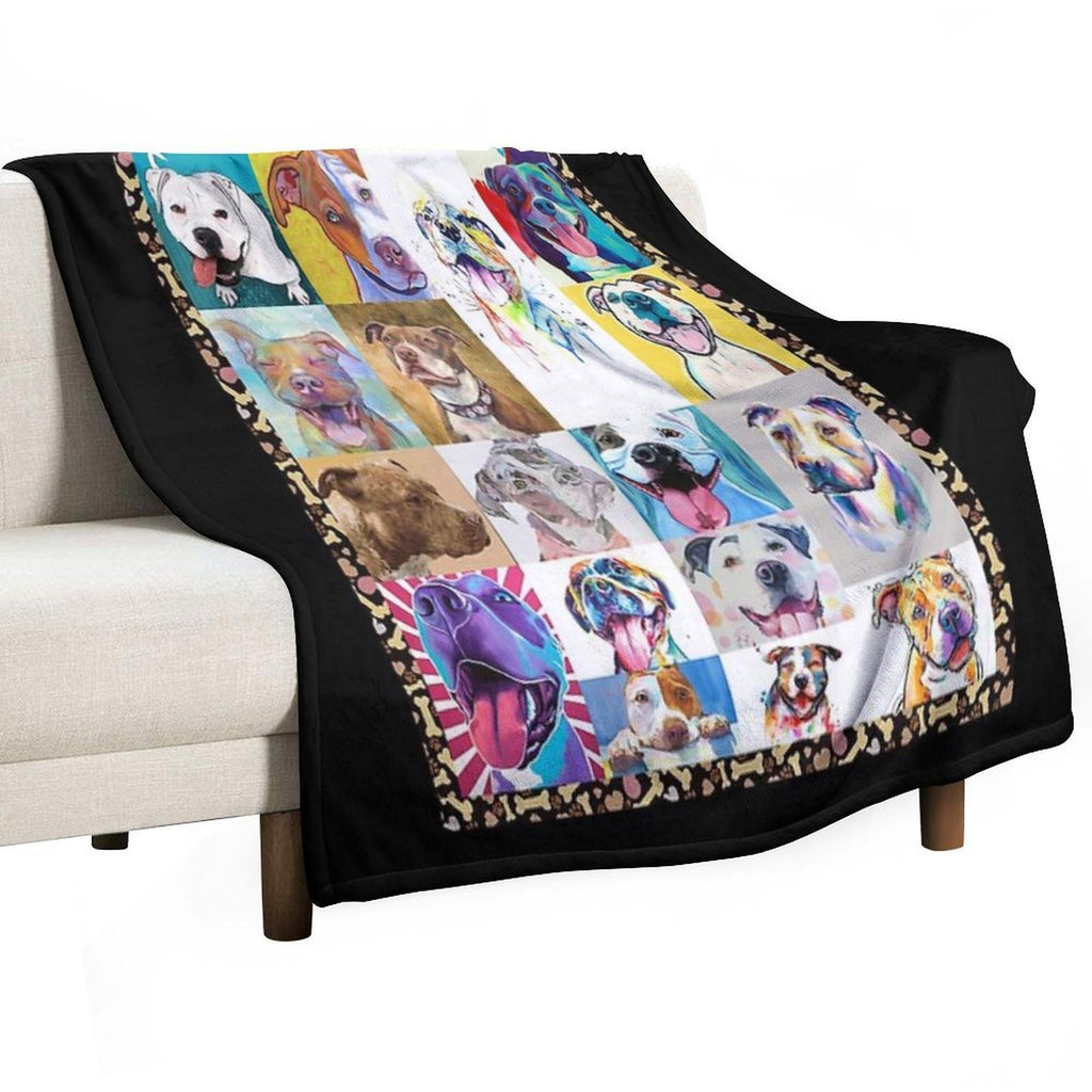 Pitbull Quick-dry Throw Blanket
