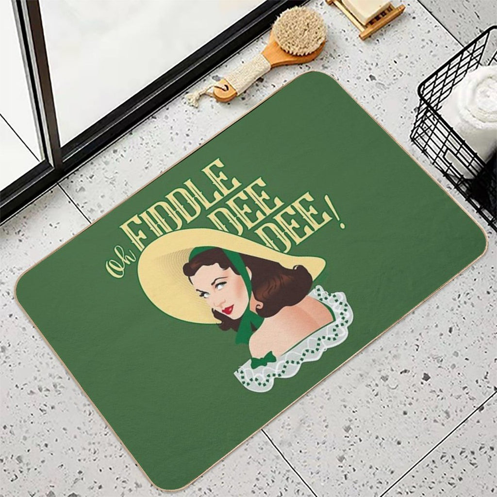 Fiddle-dee-dee!  Versatile Bath Mat