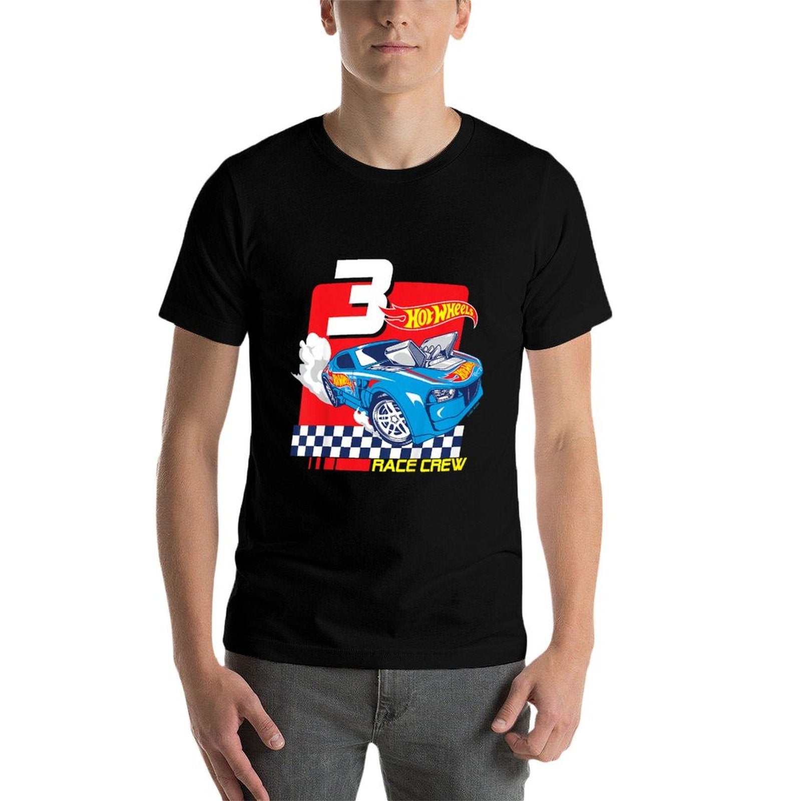 Kids Hot Wheels - Race Crew 3 Years Old  Summer-ready Fabric T-Shirt