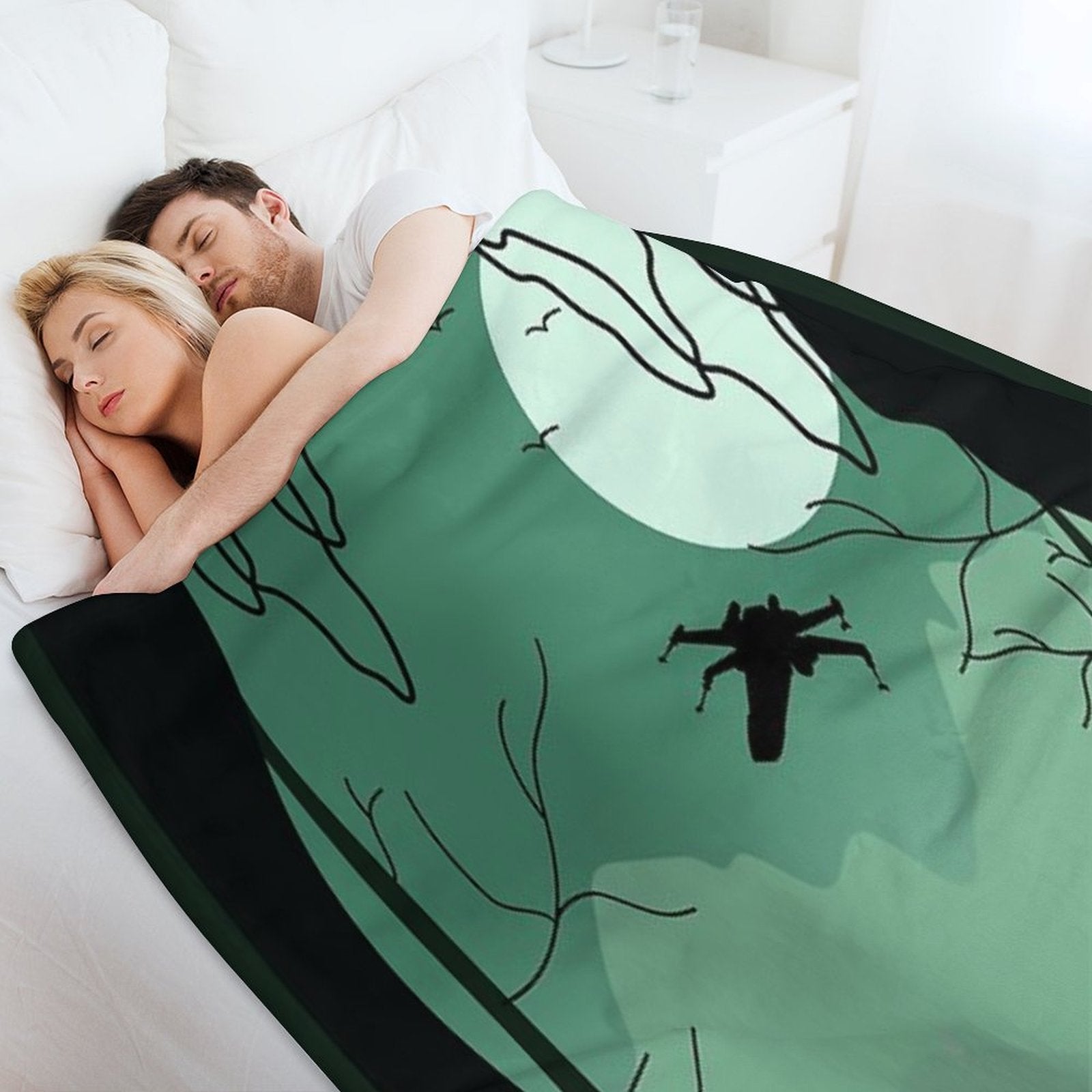 Visit Dagobah You Must Quick-dry Throw Blanket