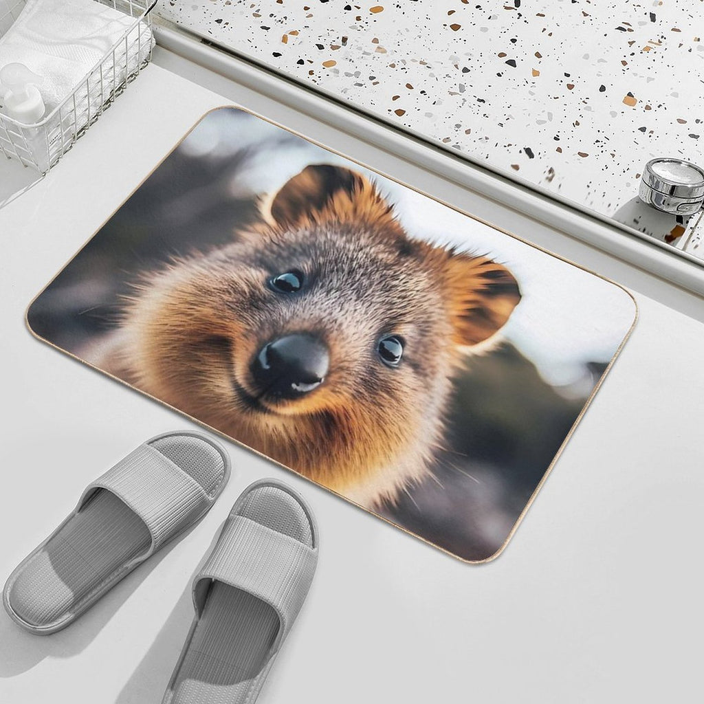 Quokka Art #4  Quokka Lovers  Fade-Resistant Bath Mat