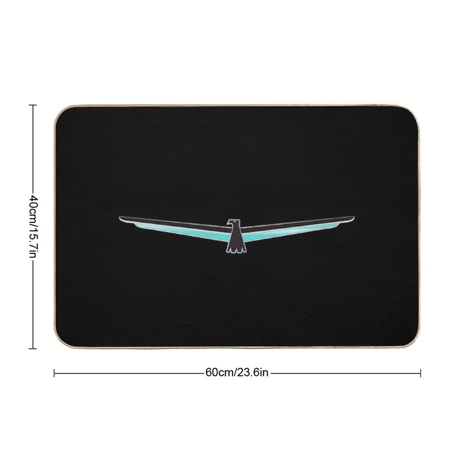 Thunderbird Emblem  Toxin-Free Bath Mat