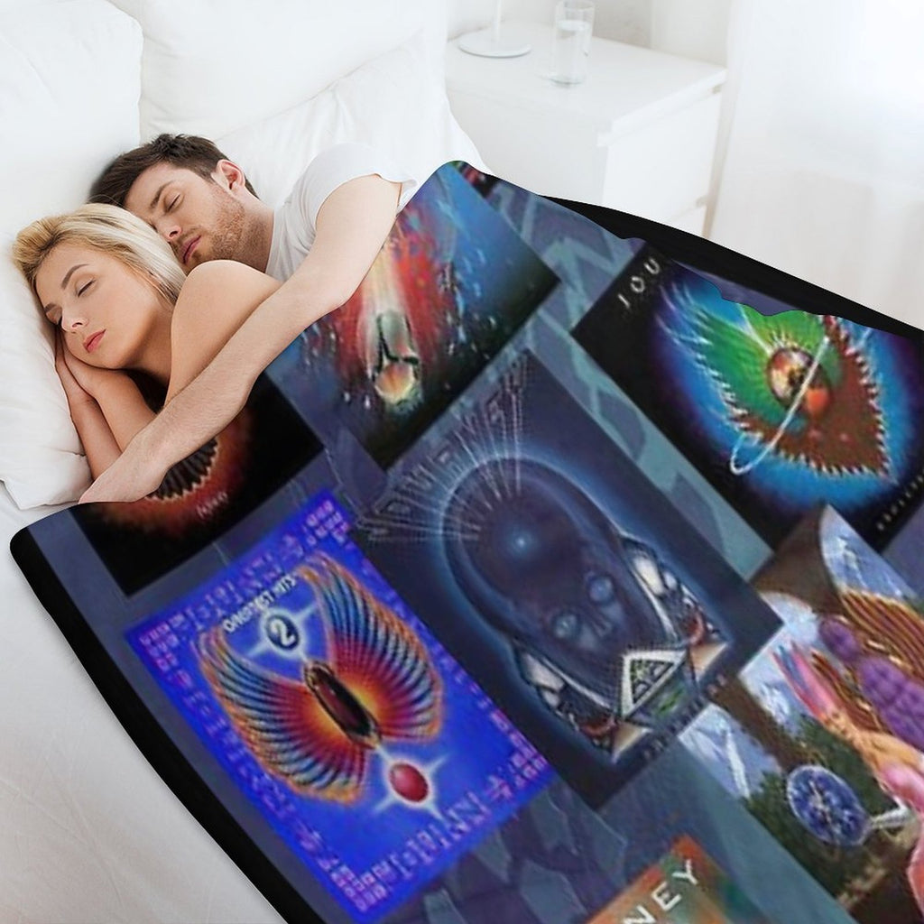 Collage Album Cover Quick-dry Throw Blanket