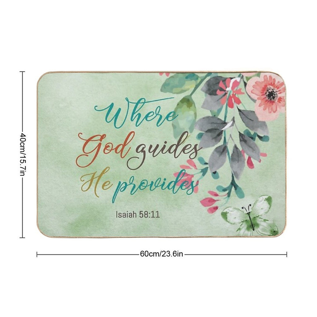 Isaiah 5811  Easy Maintenance Bath Mat