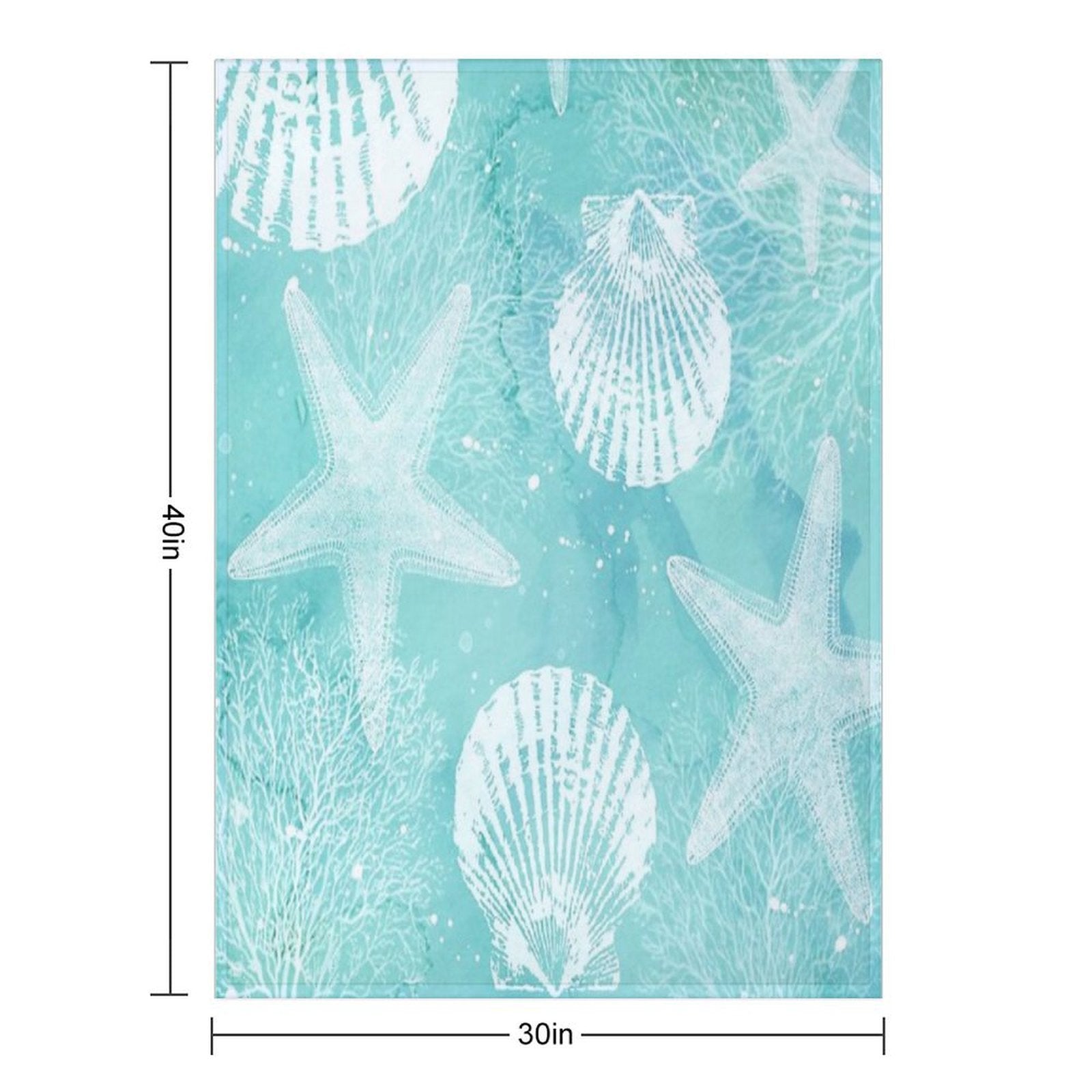 Coastal Sustainable Throw Blanket