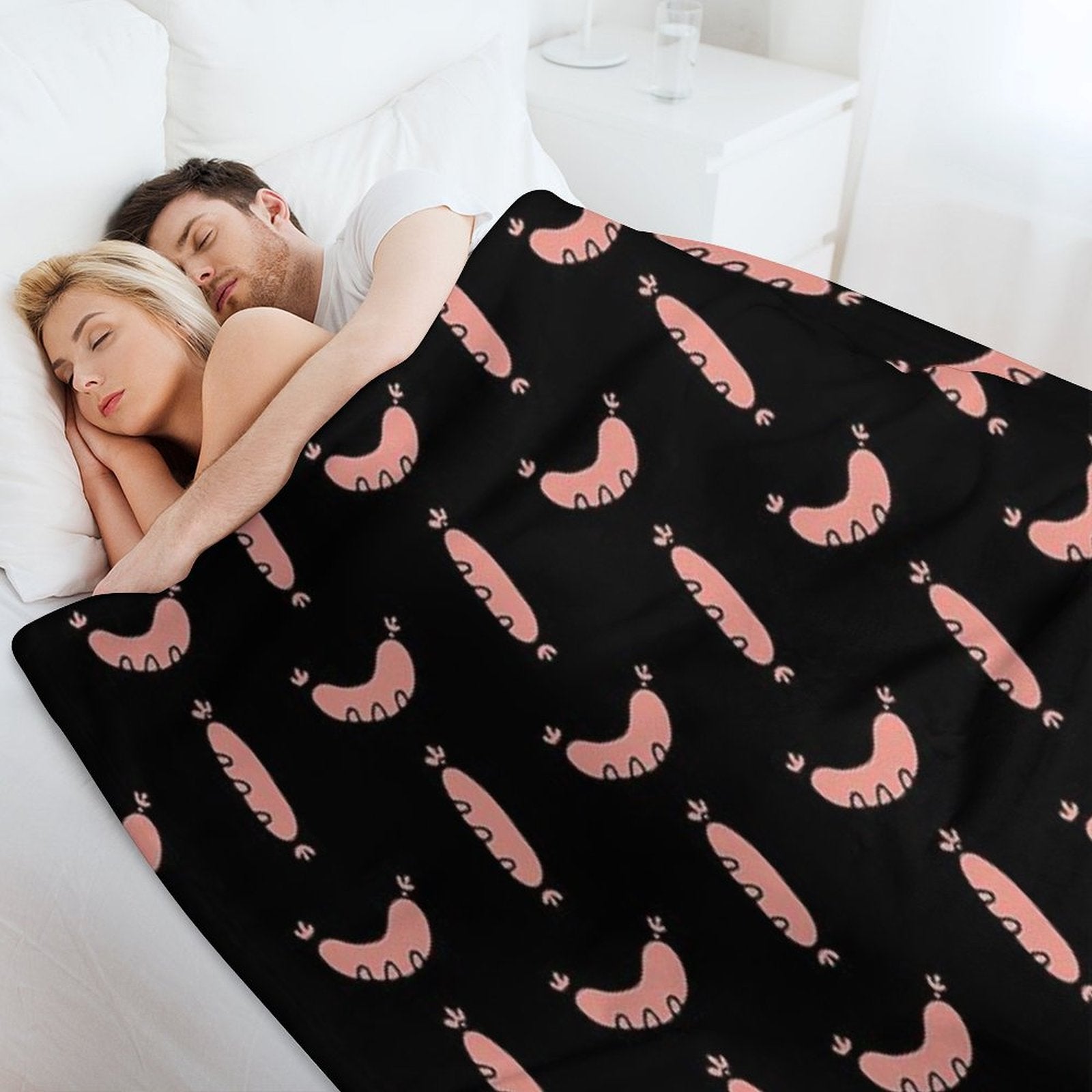 Sausages - The Breakfast of Champions Compact Throw Blanket