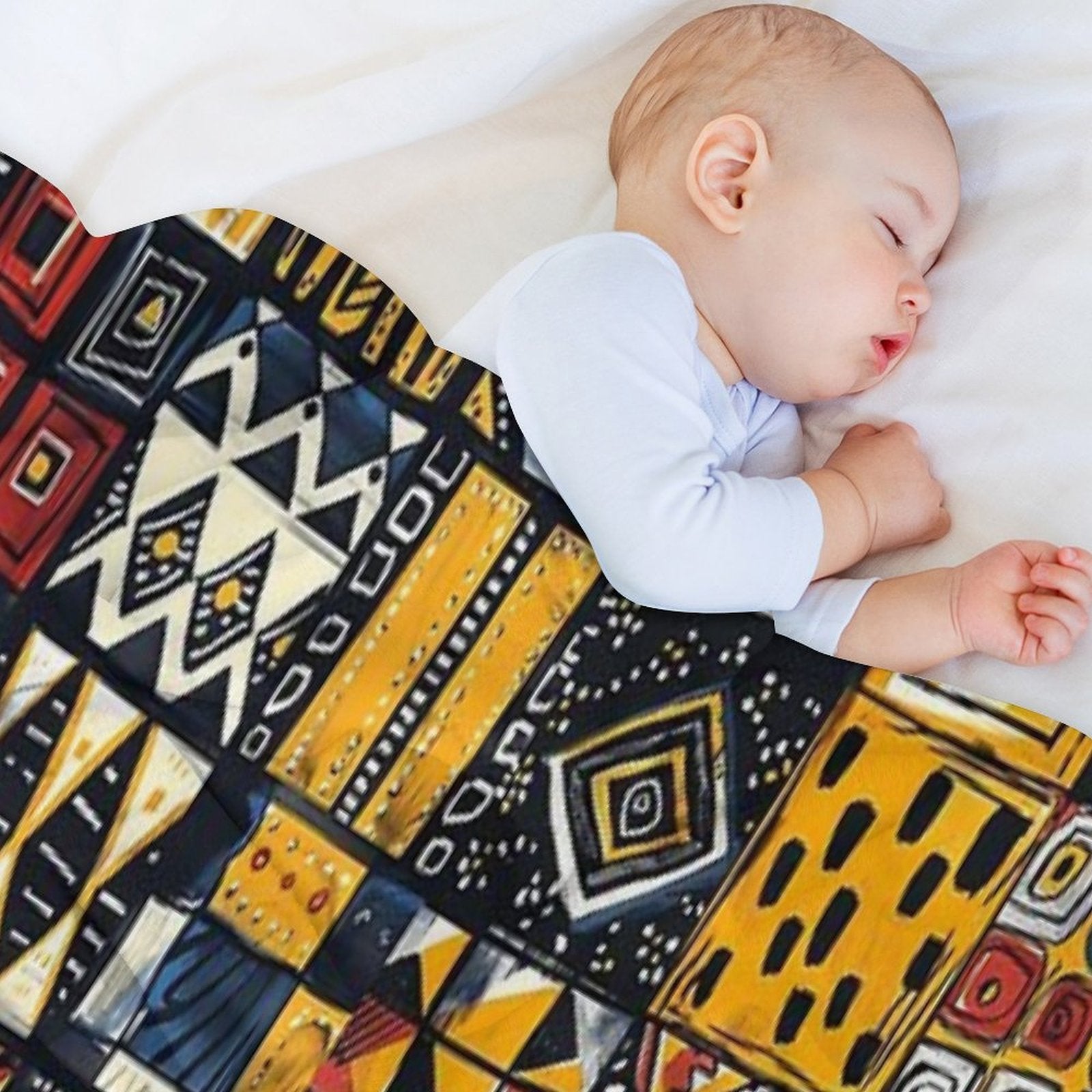 Tribal Mosaic A Celebration of Color And Pattern Travel-friendly Throw Blanket