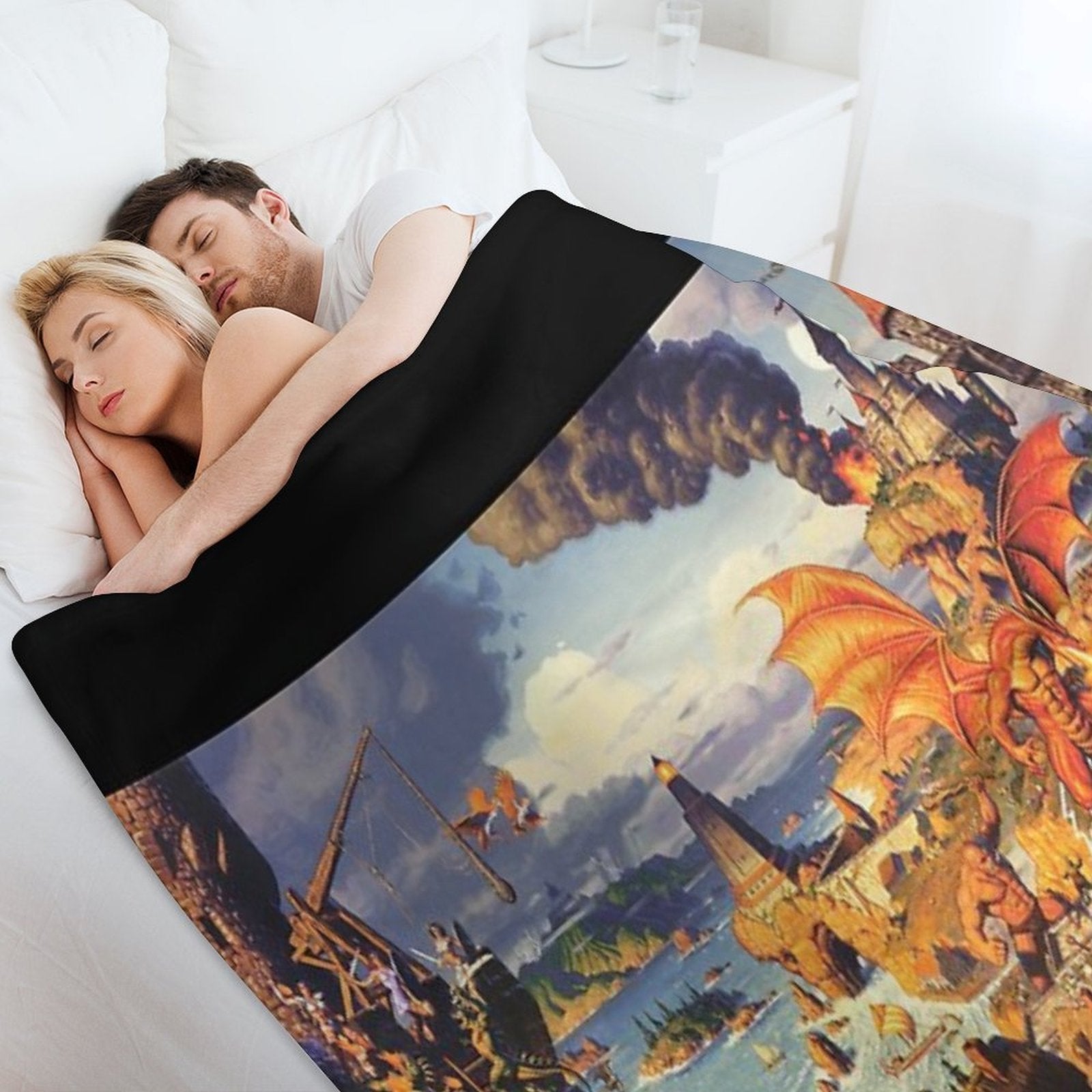 Ultima Online 8k Poster Velvety-soft Throw Blanket